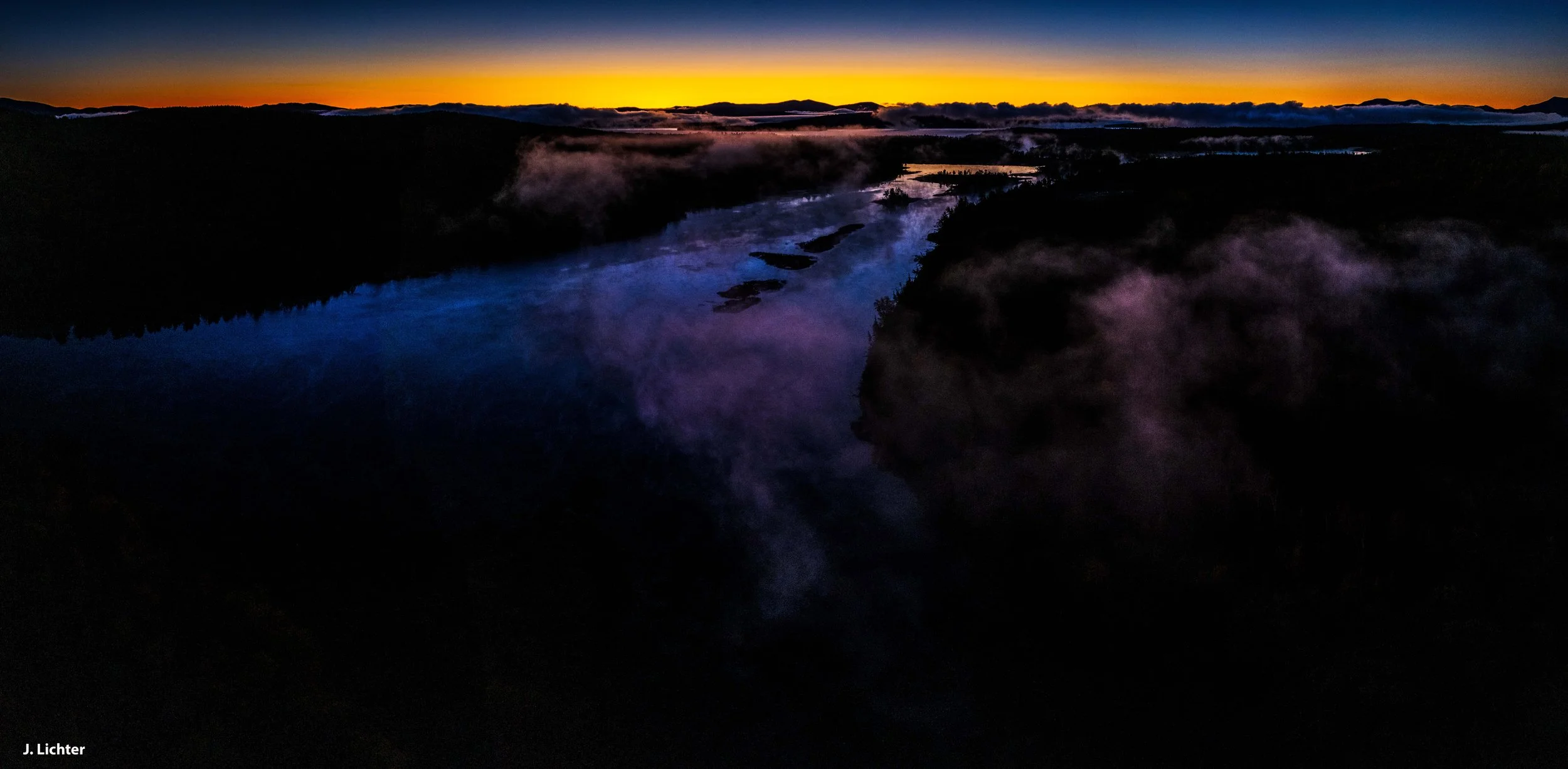 Androscoggin River above Errol, New Hampshire.