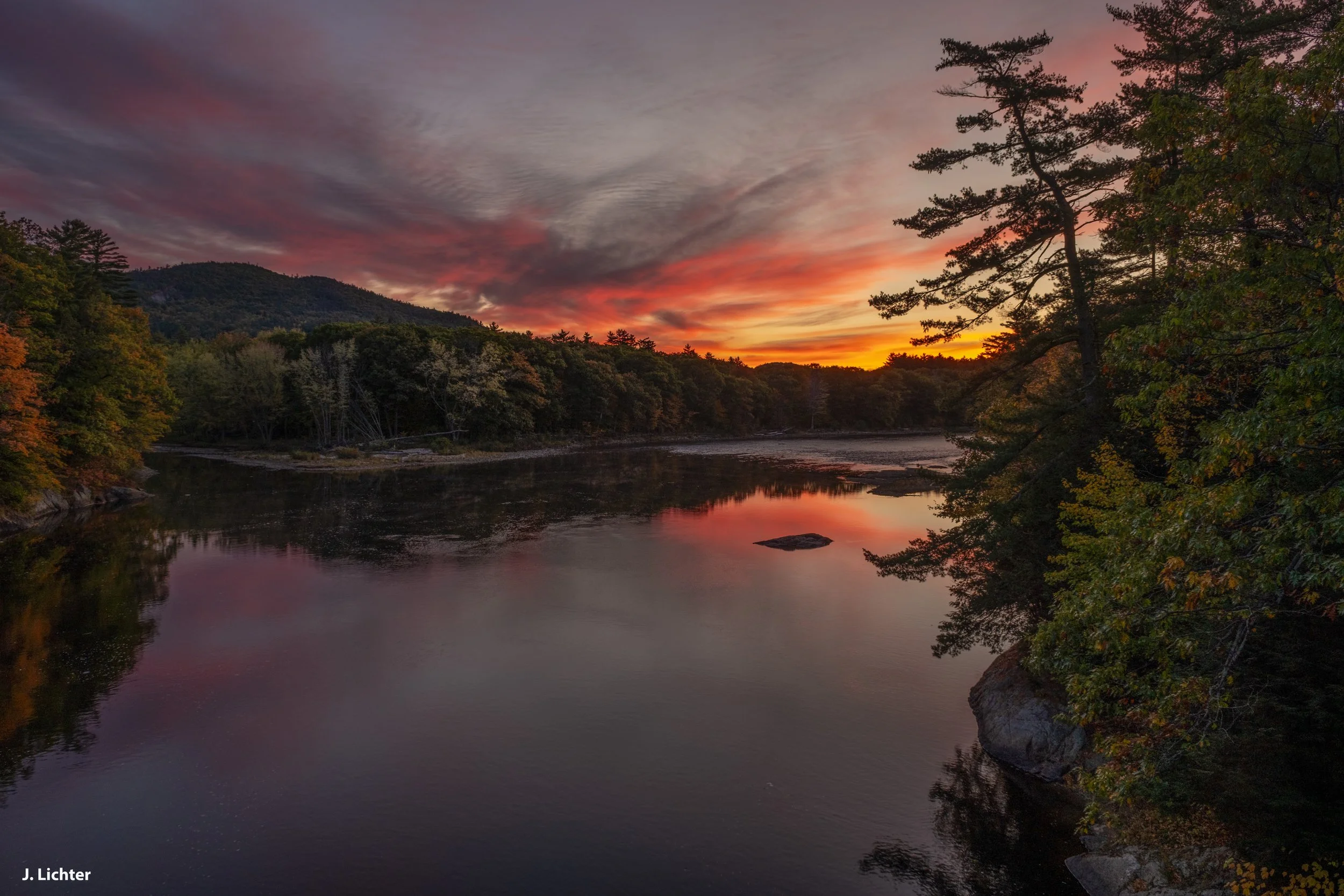 Androscoggin River.  Gilead, Maine.