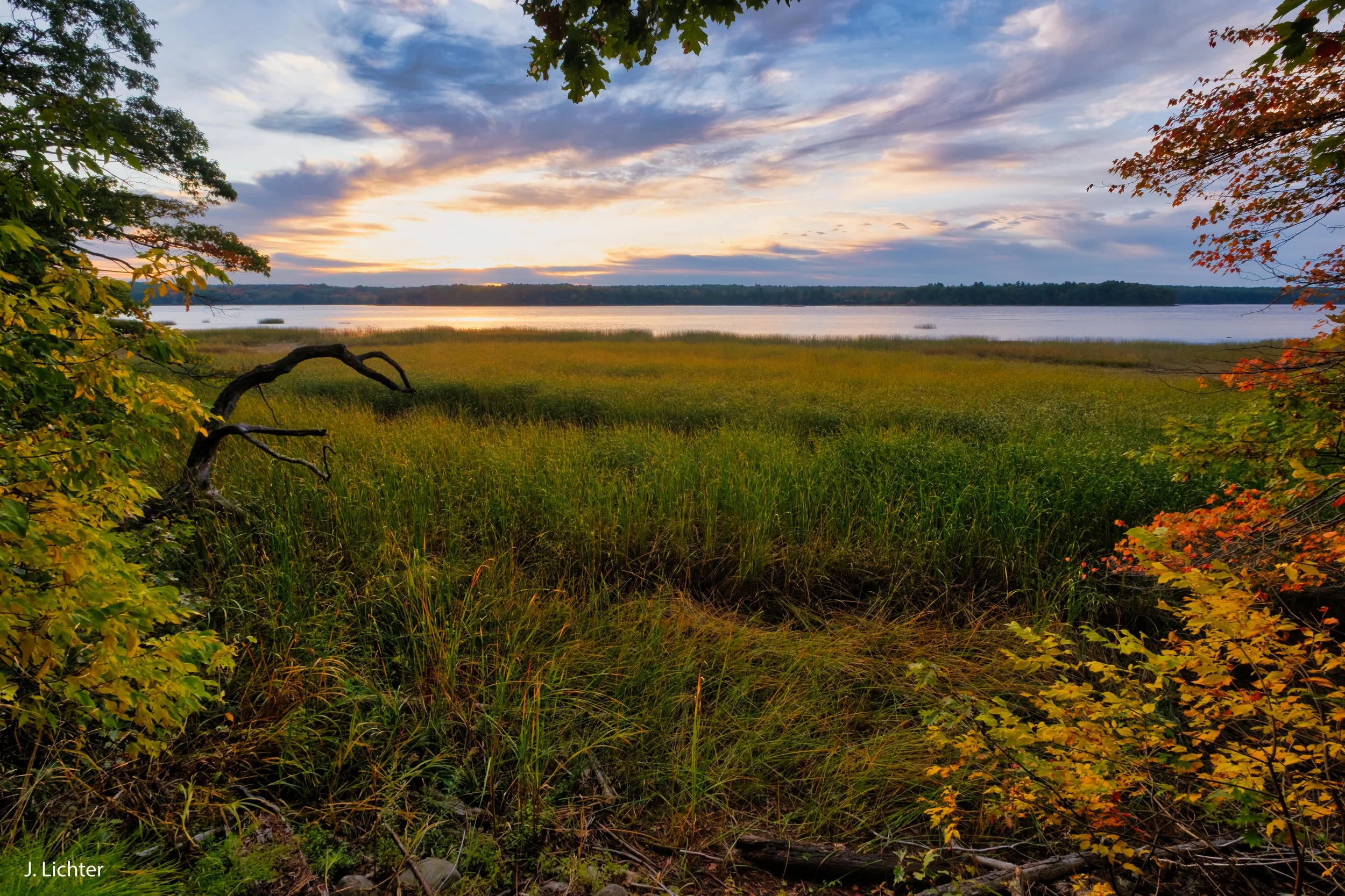 Kennebec River.  Bowdoinham, Maine.