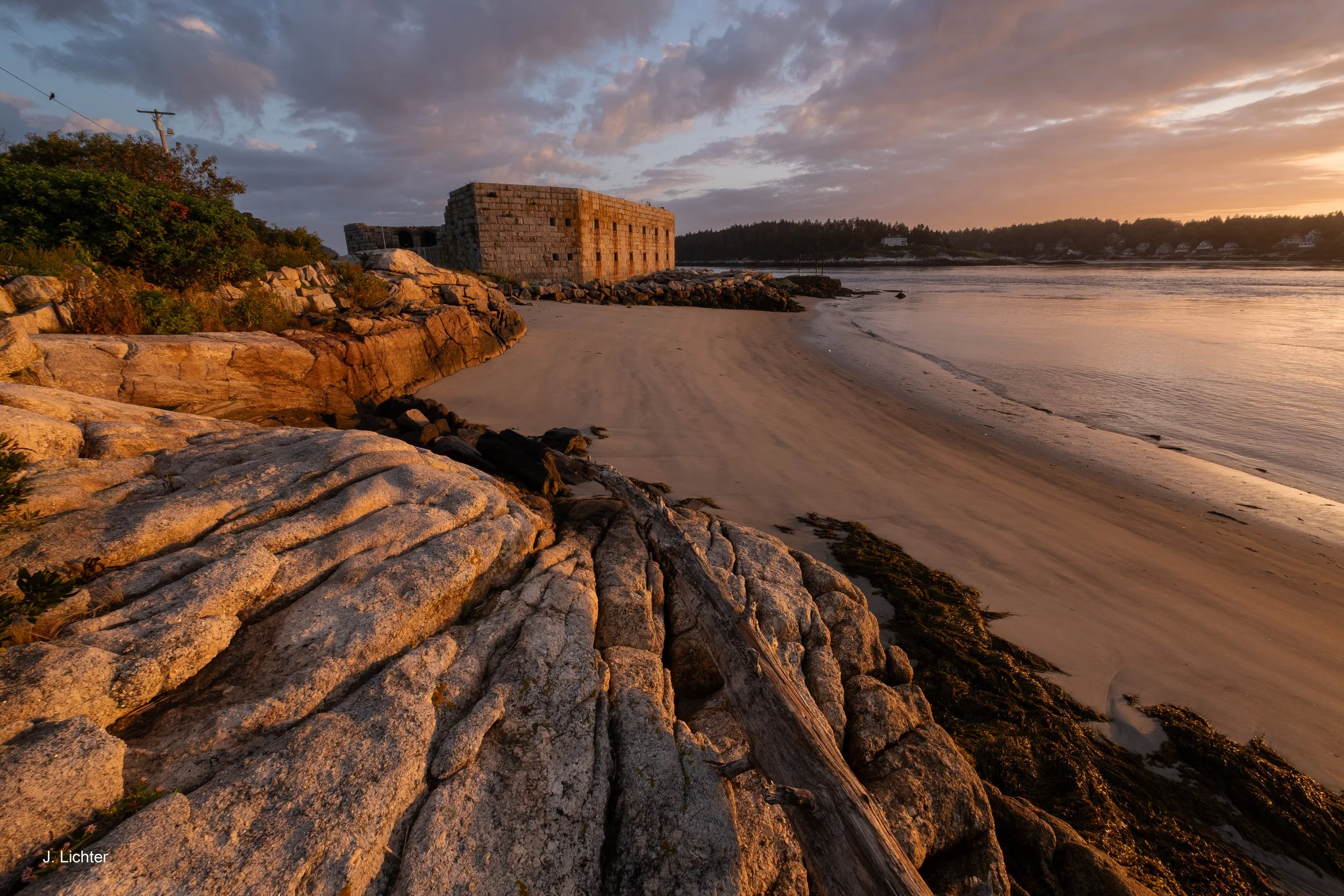 Fort Popham.  Phippsburg, Maine.