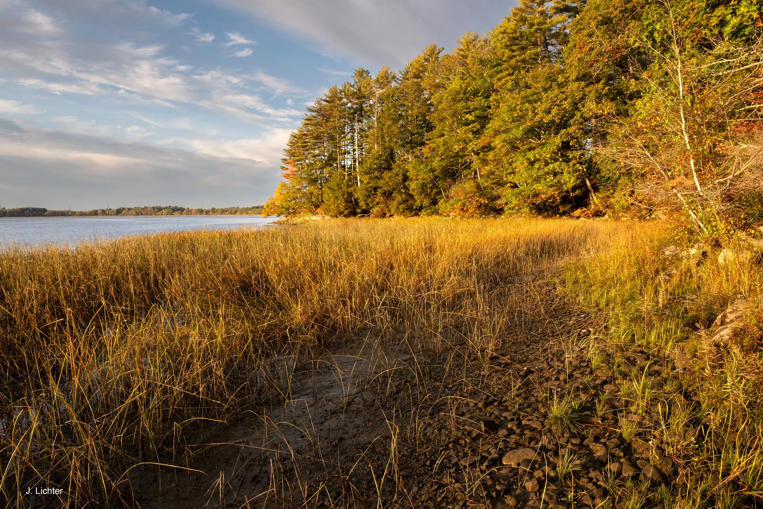 Kennebec River.  Bowdoinham, Maine.