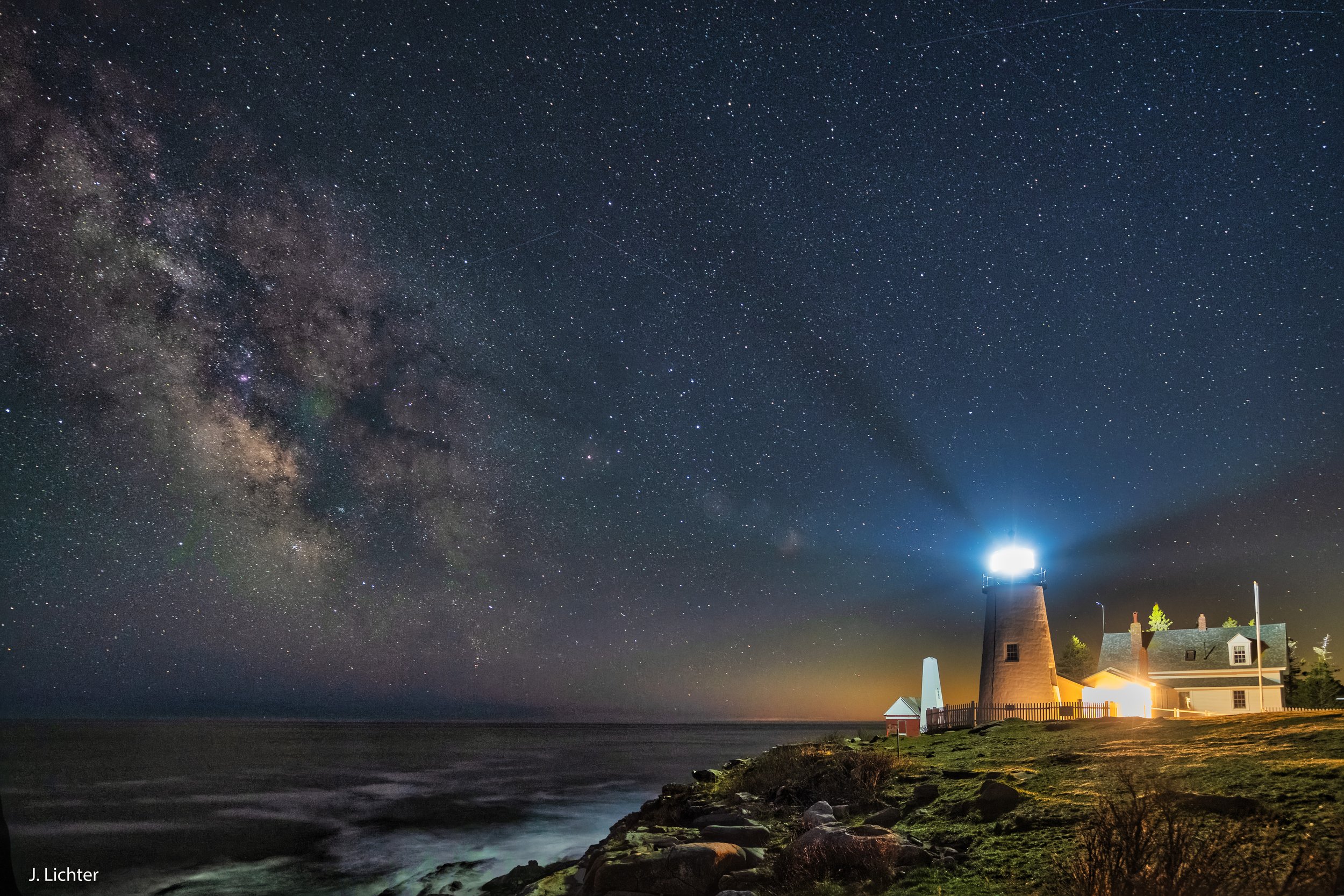 Pemaquid Point Lighthouse.  New Harbor, Maine.  