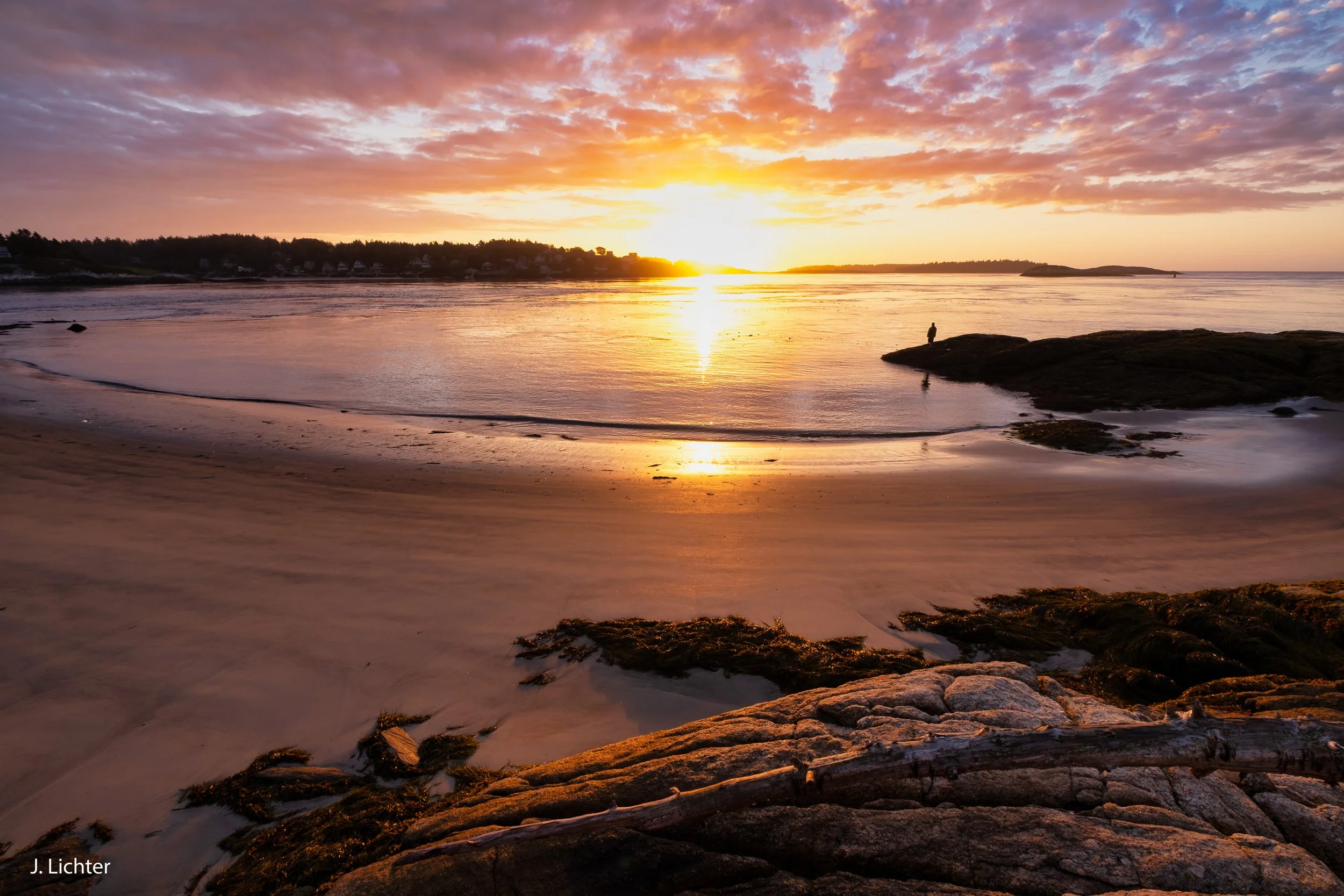 Kennebec River at Fort Popham.  Phippsburg, Maine