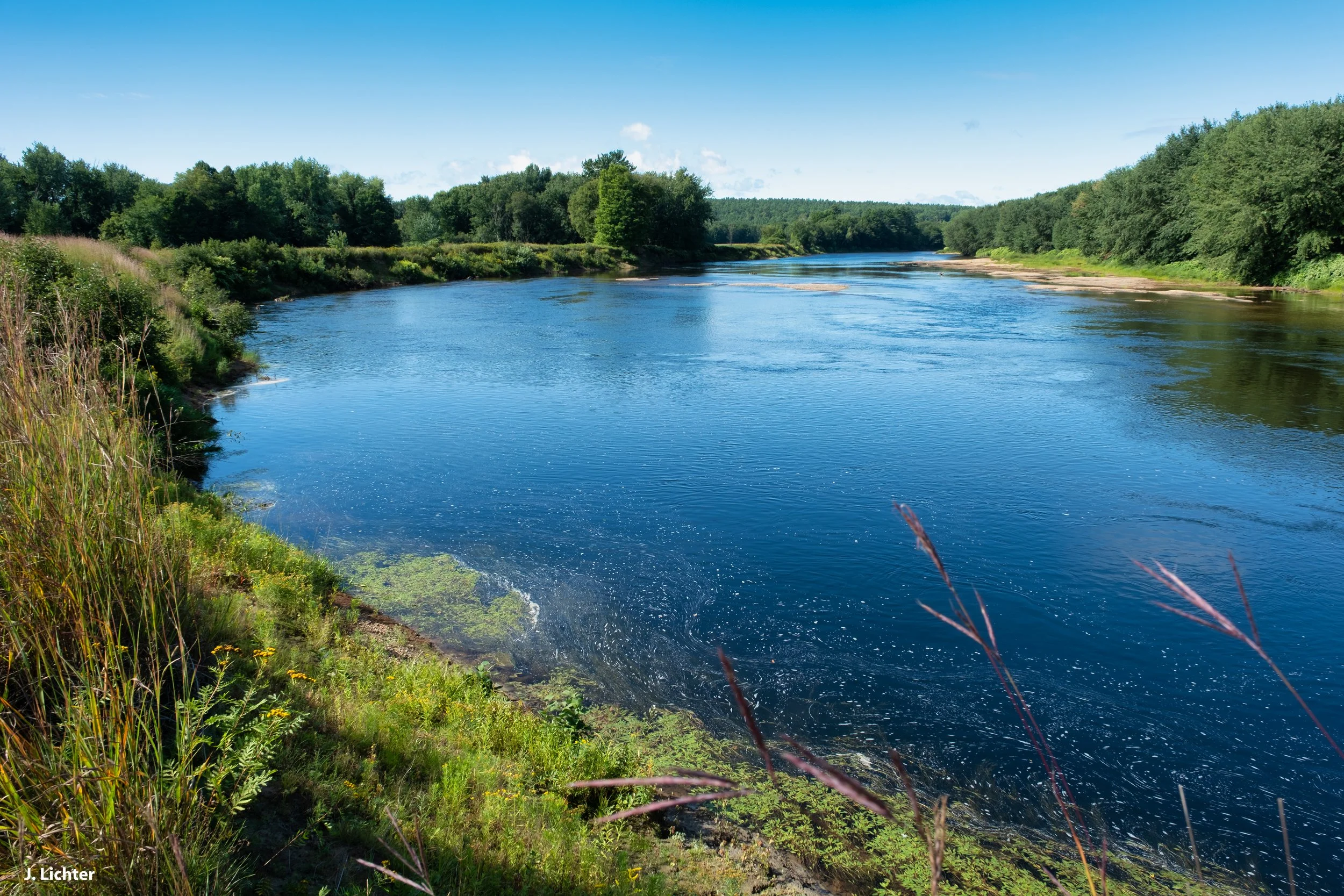 Androscoggin River.  Swain Family Farm.  Bethel, Maine.
