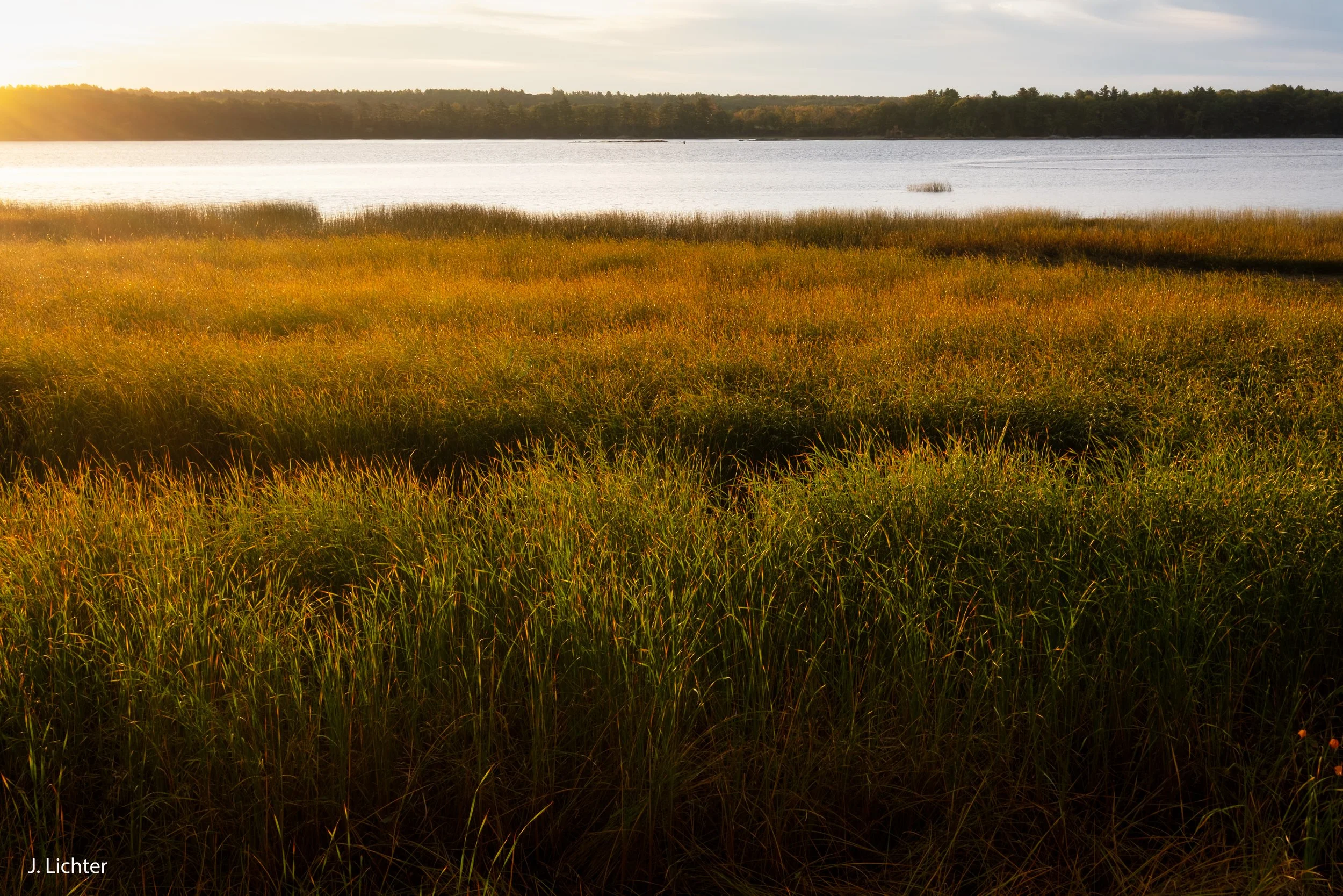 Kennebec River.  Bowdoinham, Maine.