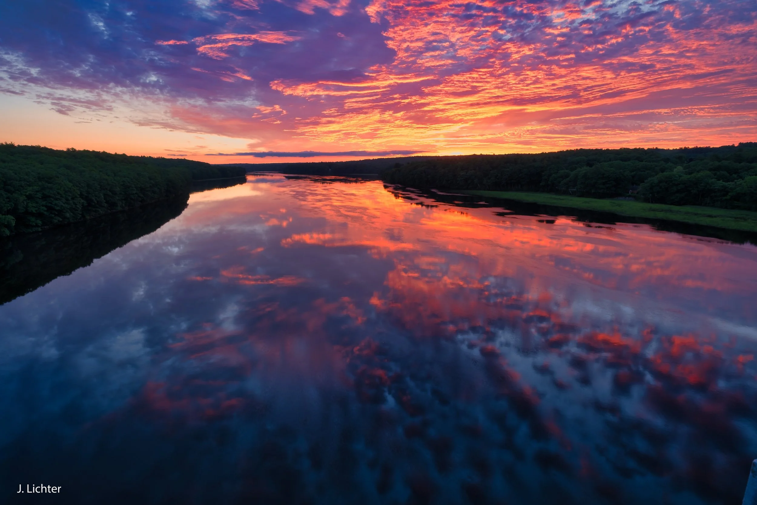 Kennebec River.  Richmond, Maine.