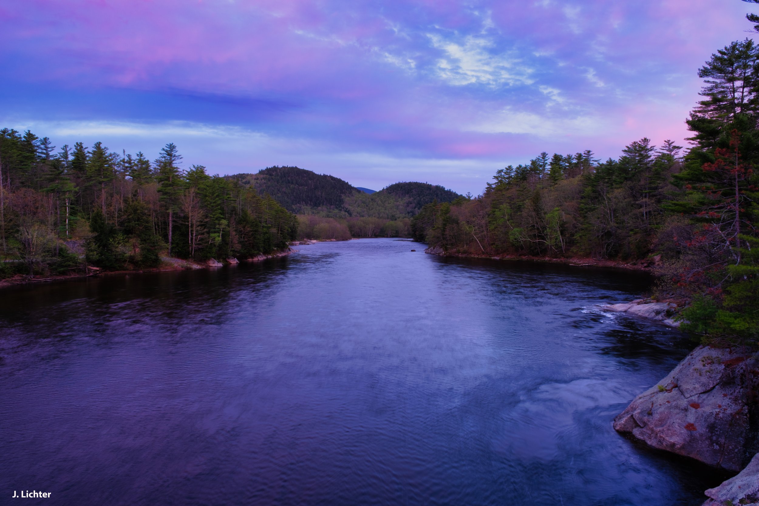 Androscoggin River.  Gilead, Maine.