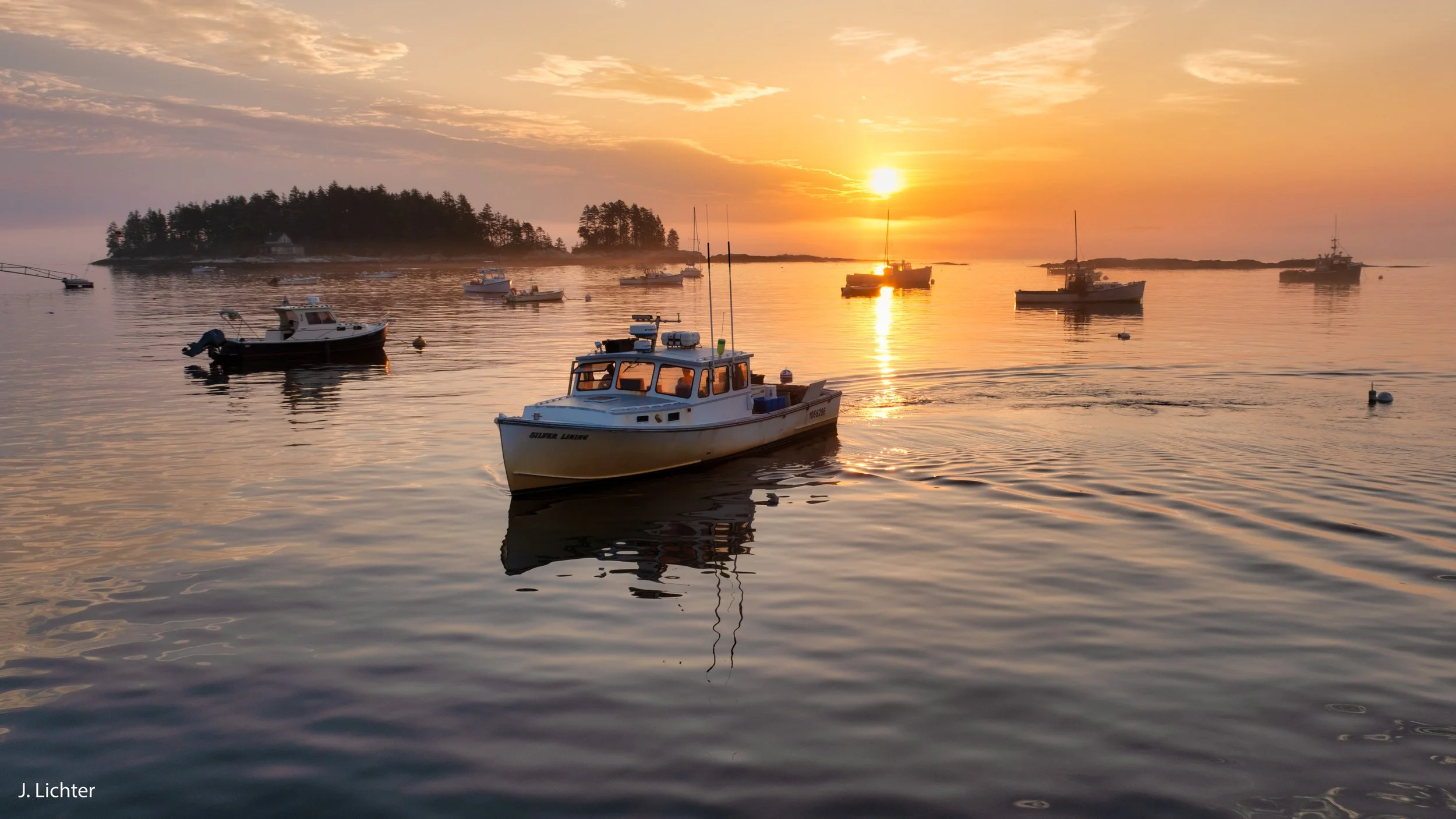 Five Islands lobster fishery.  Georgetown, Maine.
