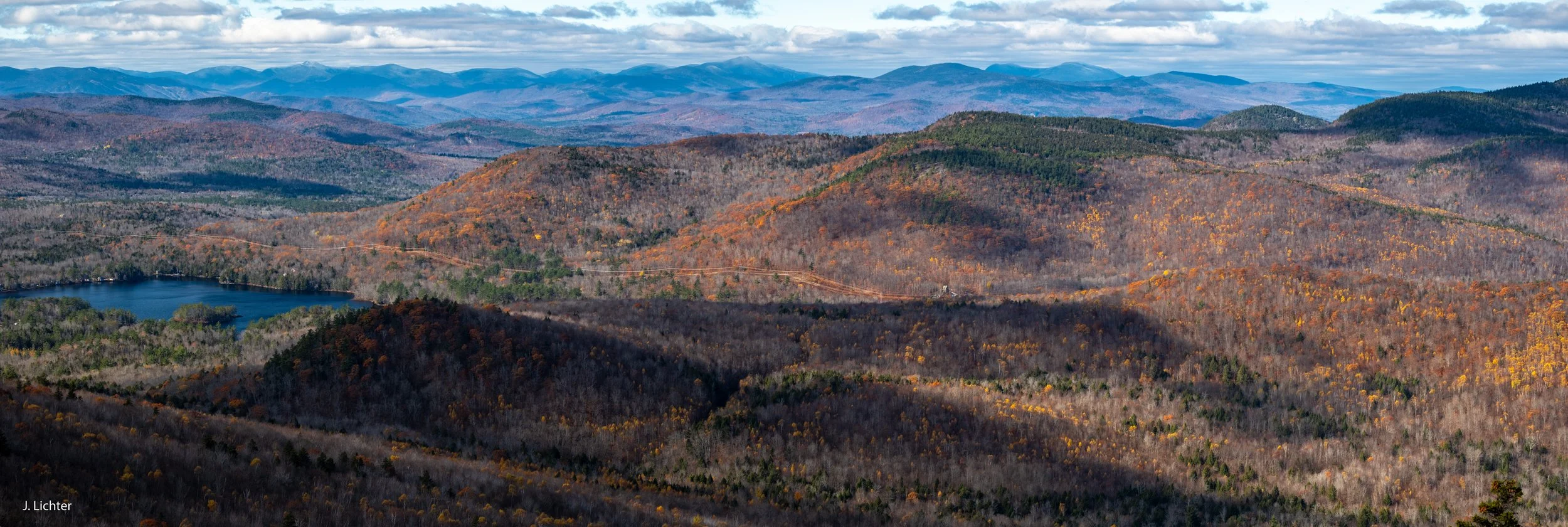 Western Maine from Speckled Mountain.  Redding, Maine.
