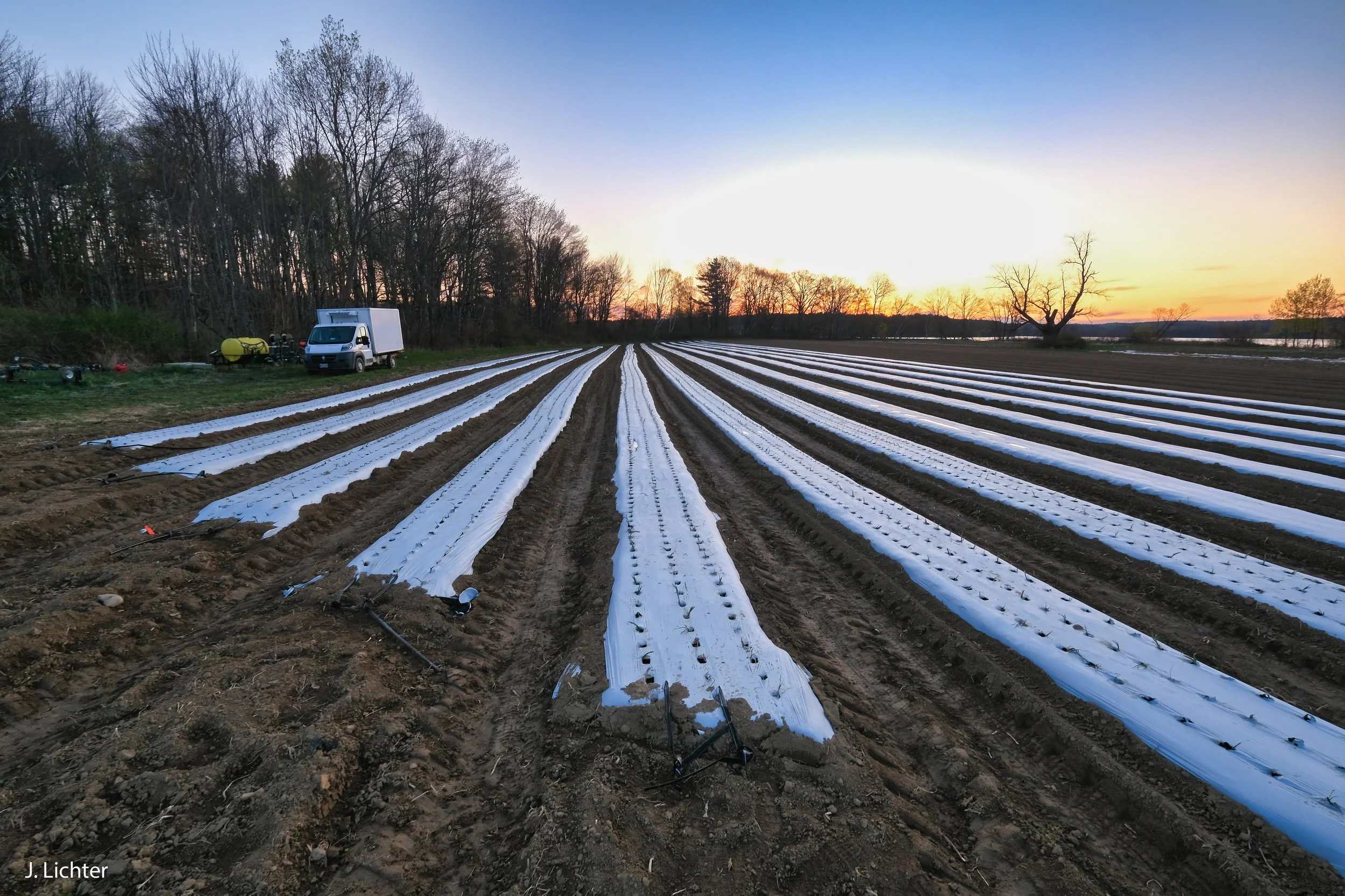Farm fields.  Bowdoinham, Maine.
