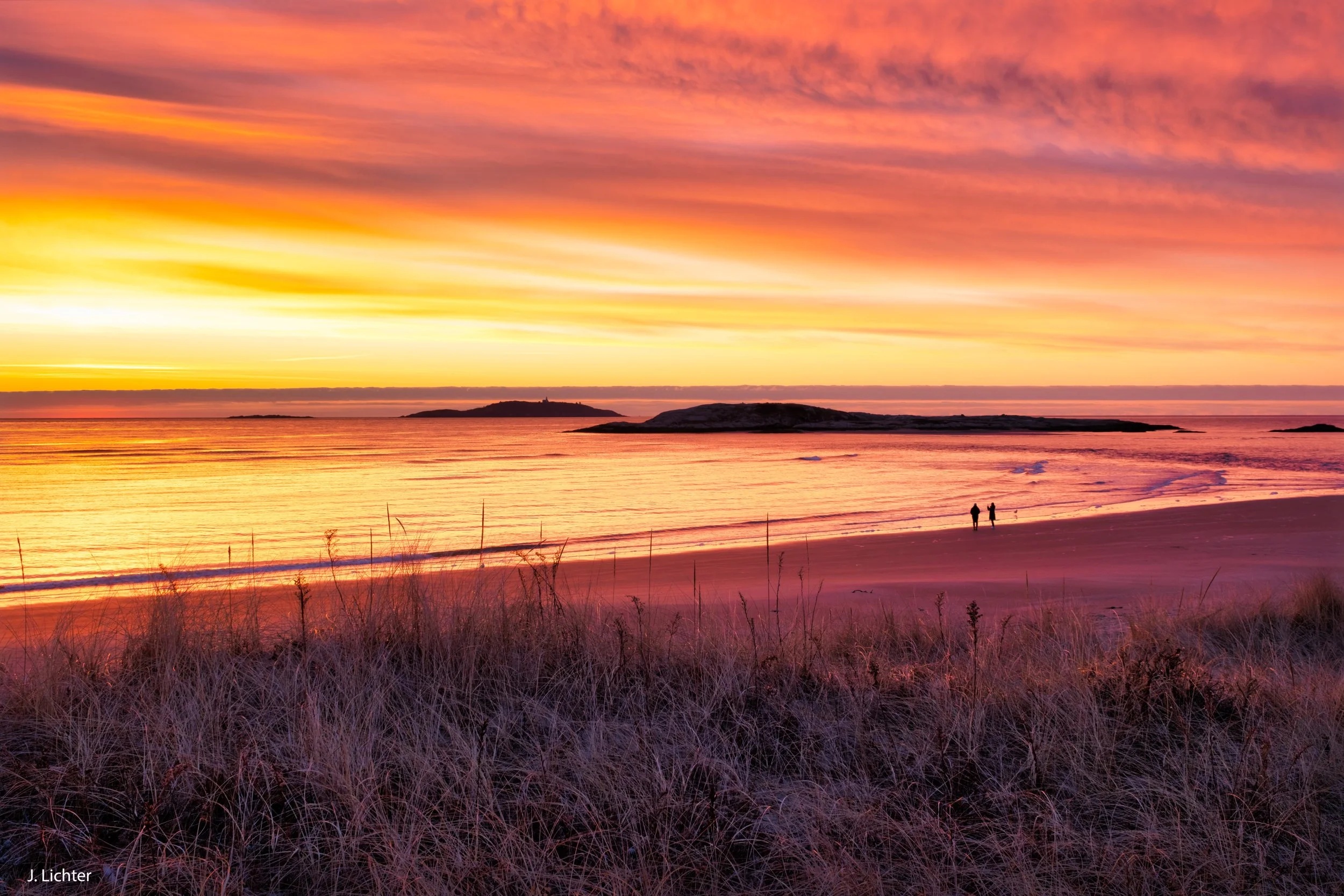 Popham Beach.  Phippsburg, Maine.