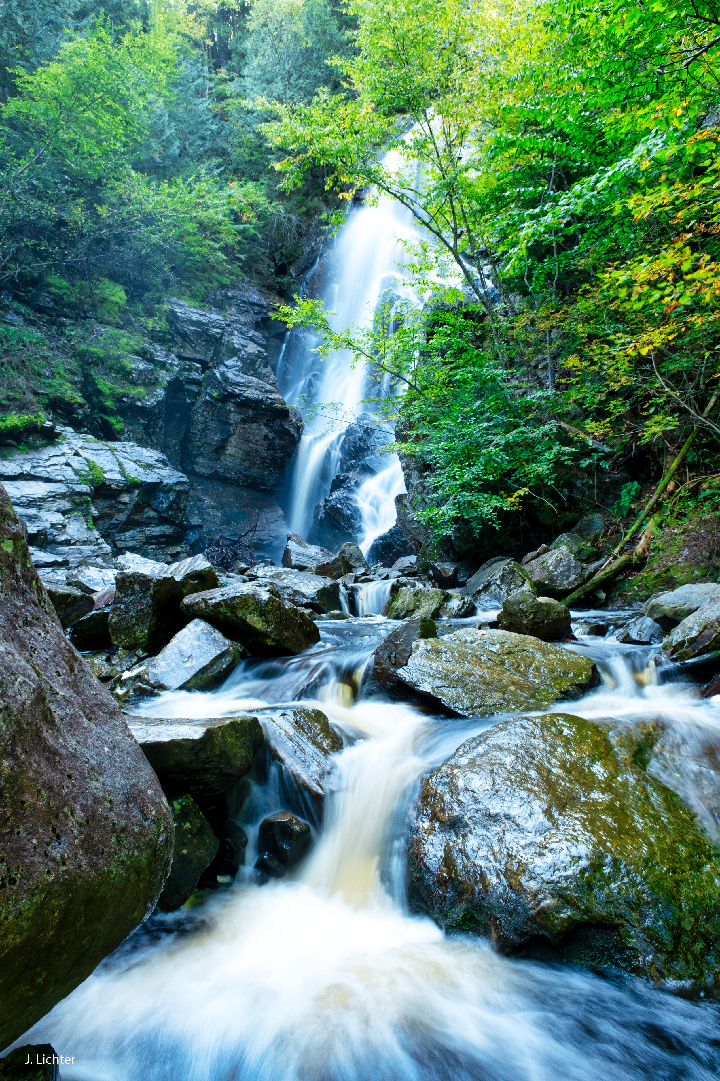 Angel Falls-Mountain Brook.  Houghton, Maine.