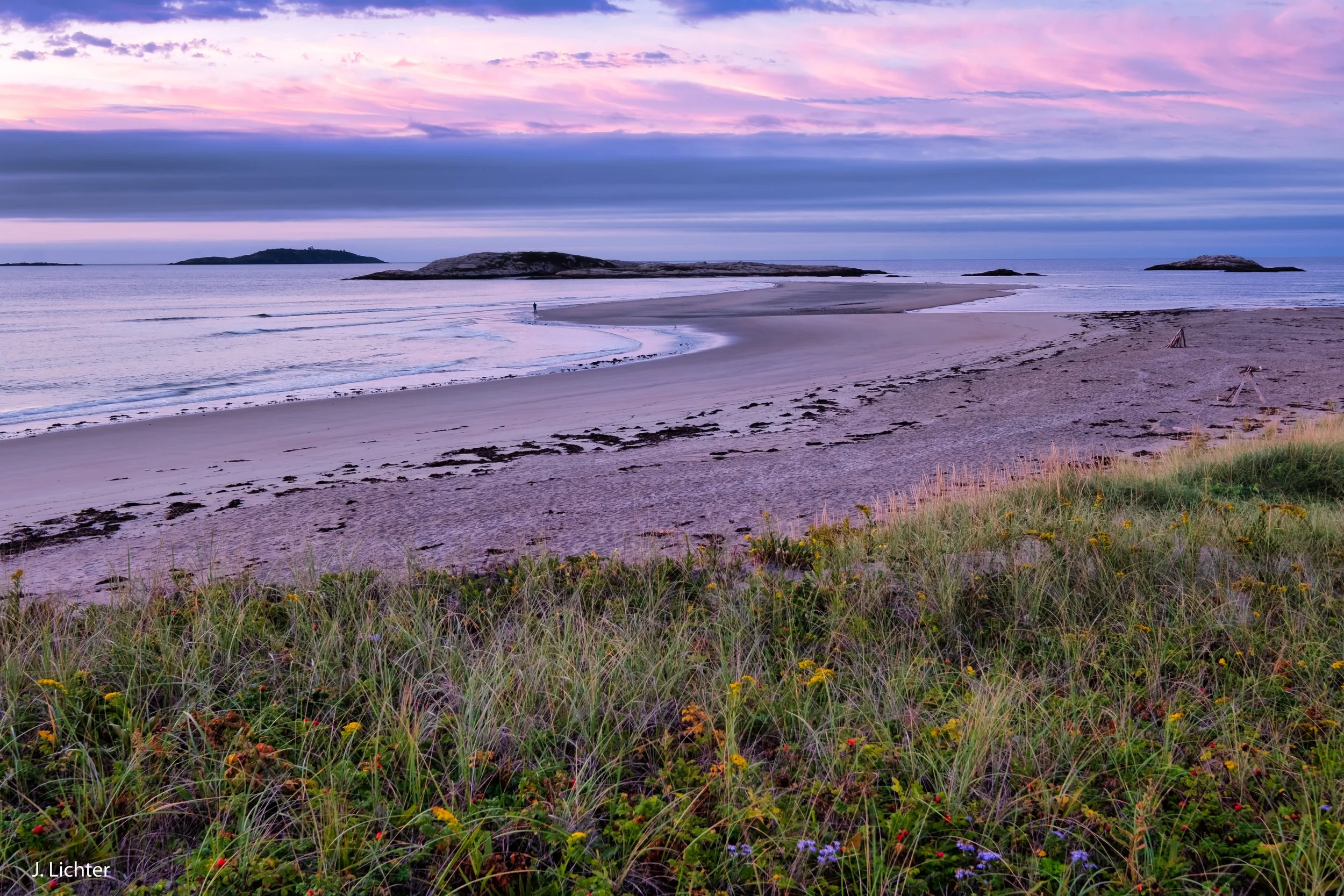 Popham Beach.  Phippsburg, Maine.