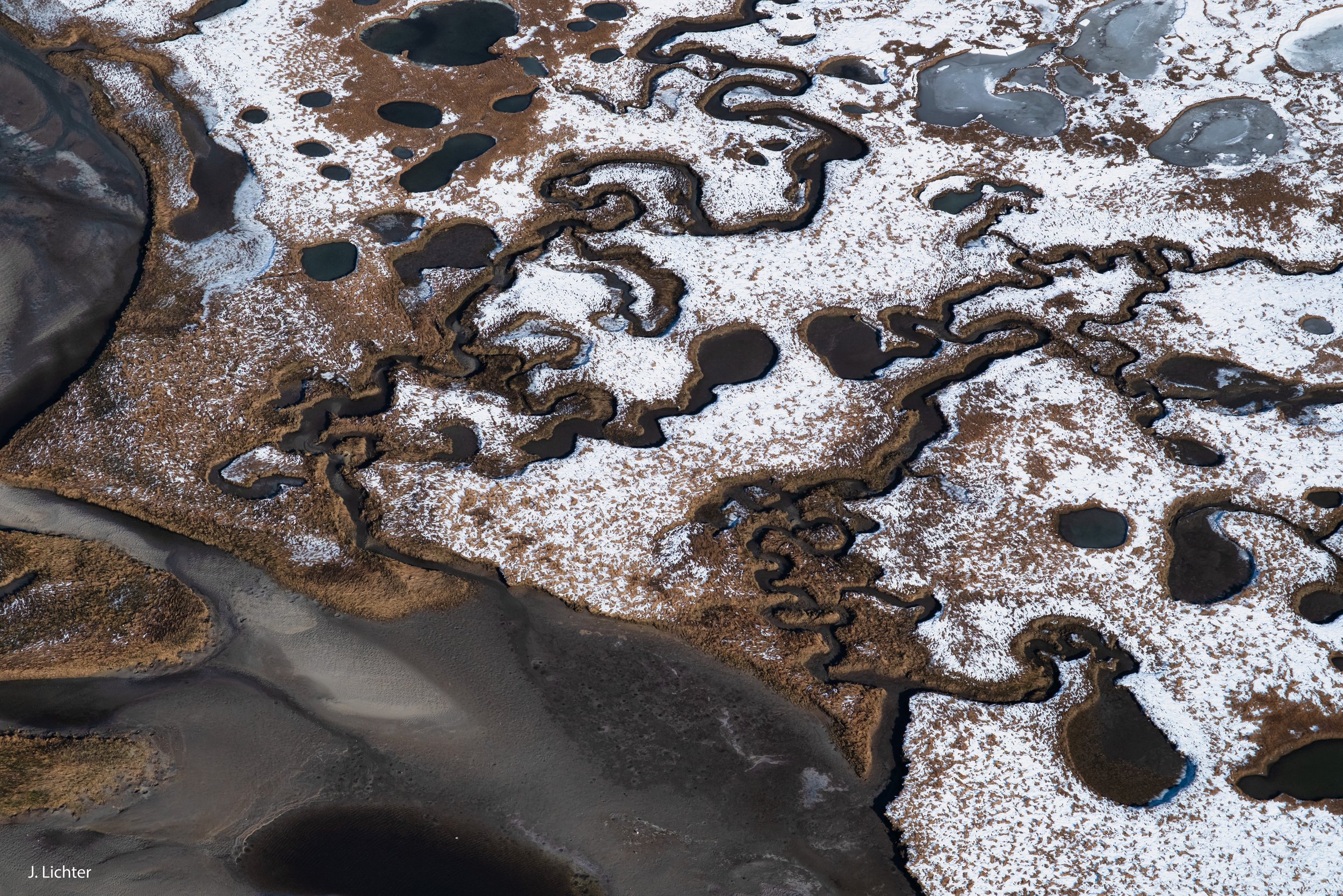 Little River saltmarsh.  Phippsburg, Maine.