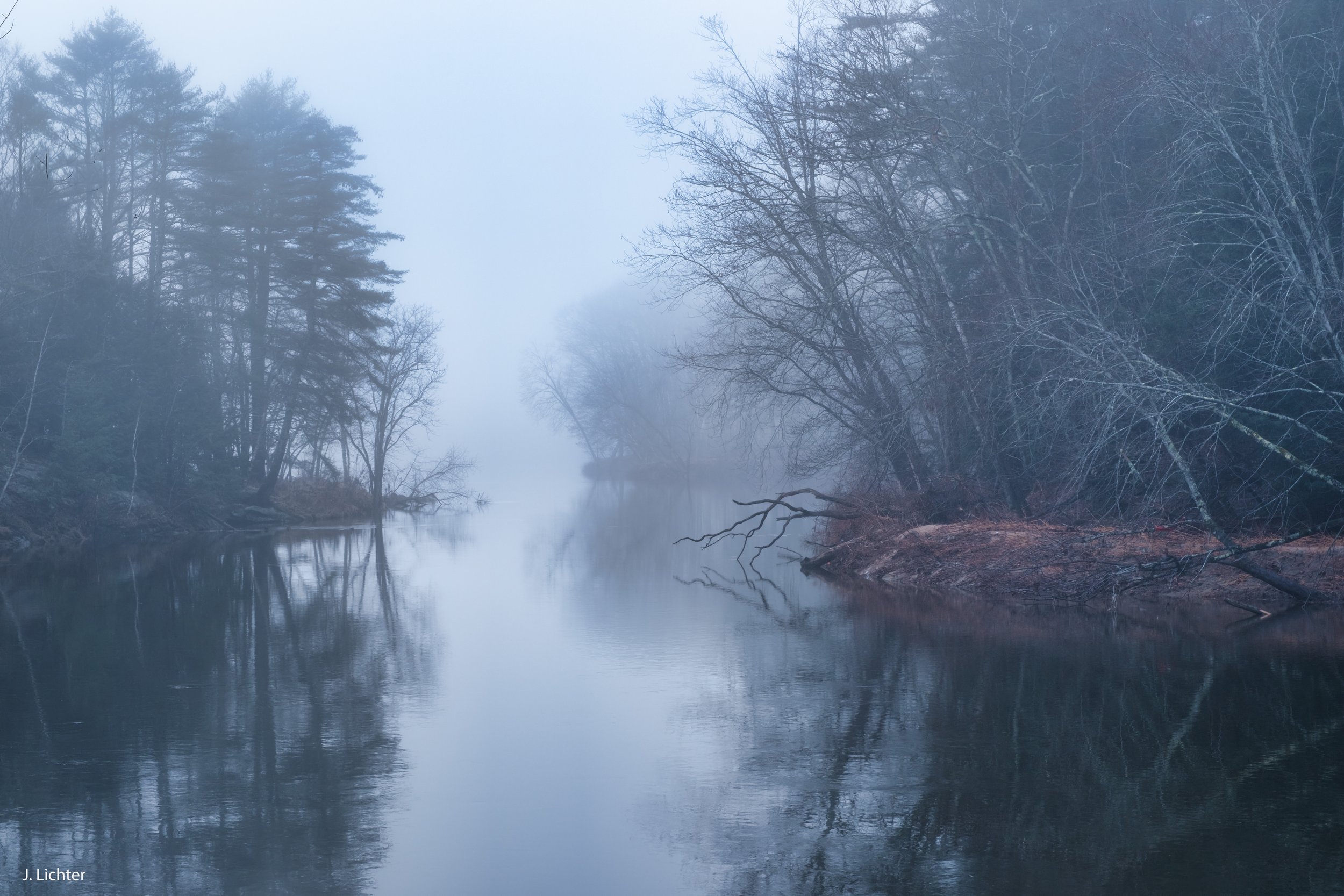 Androscoggin River at Lisbon Falls, Maine.