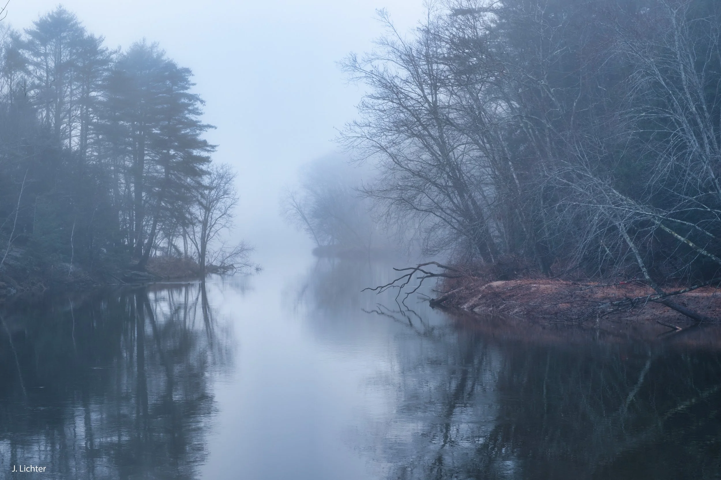 Androscoggin River at Lisbon Falls, Maine.