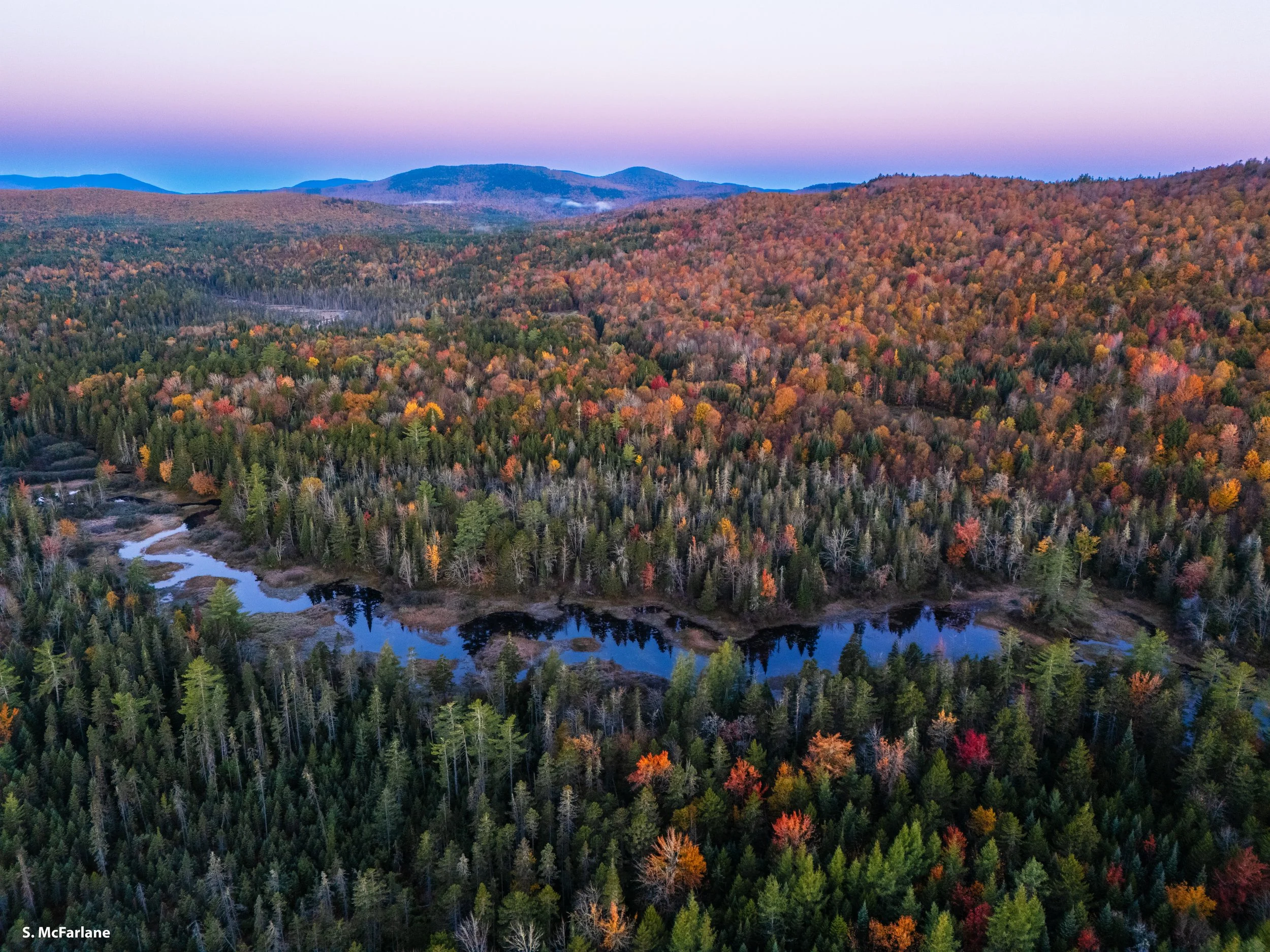 Magalloway River.  New Hampshire.