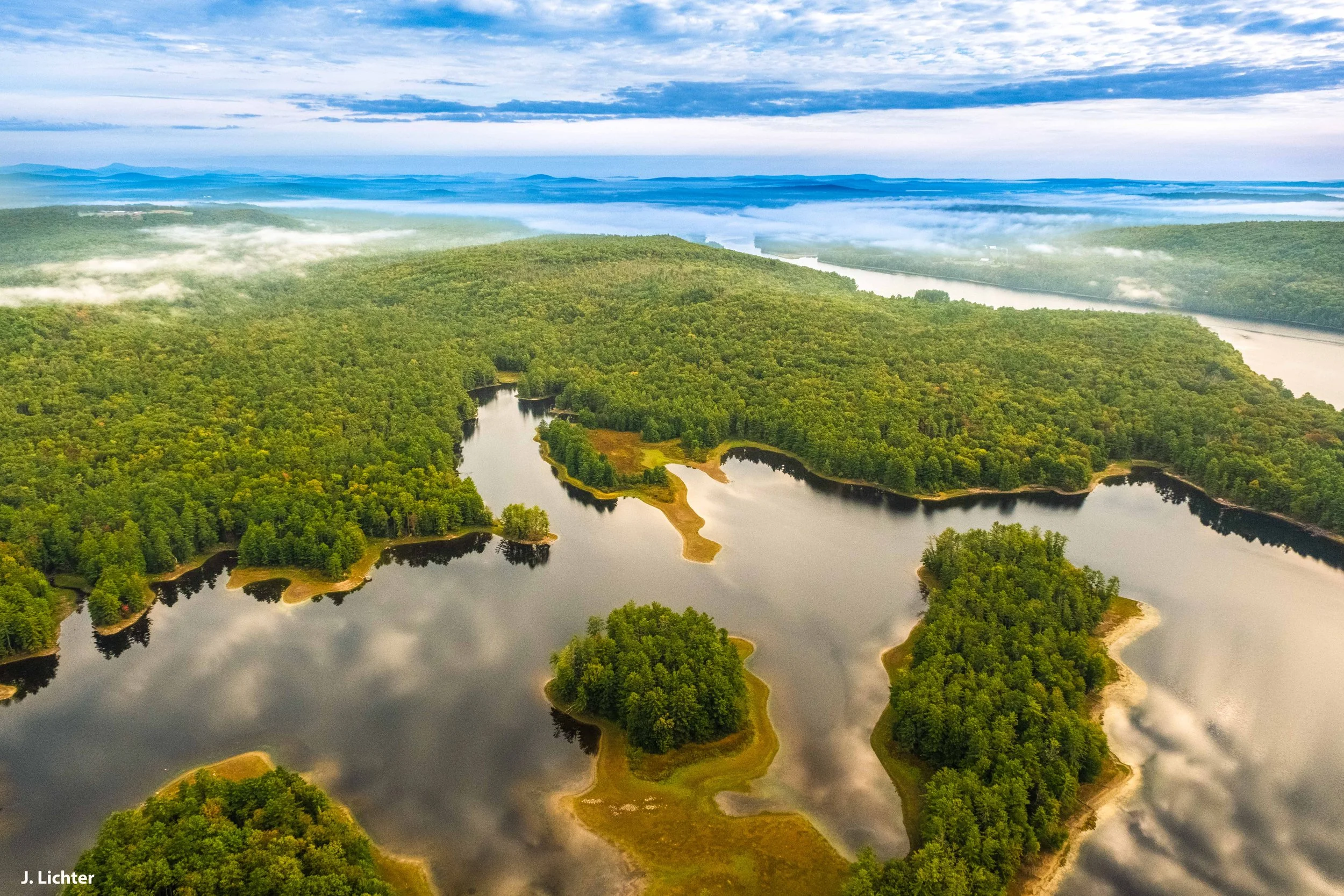 North Gulf Island Pond.  South Turner, Maine.