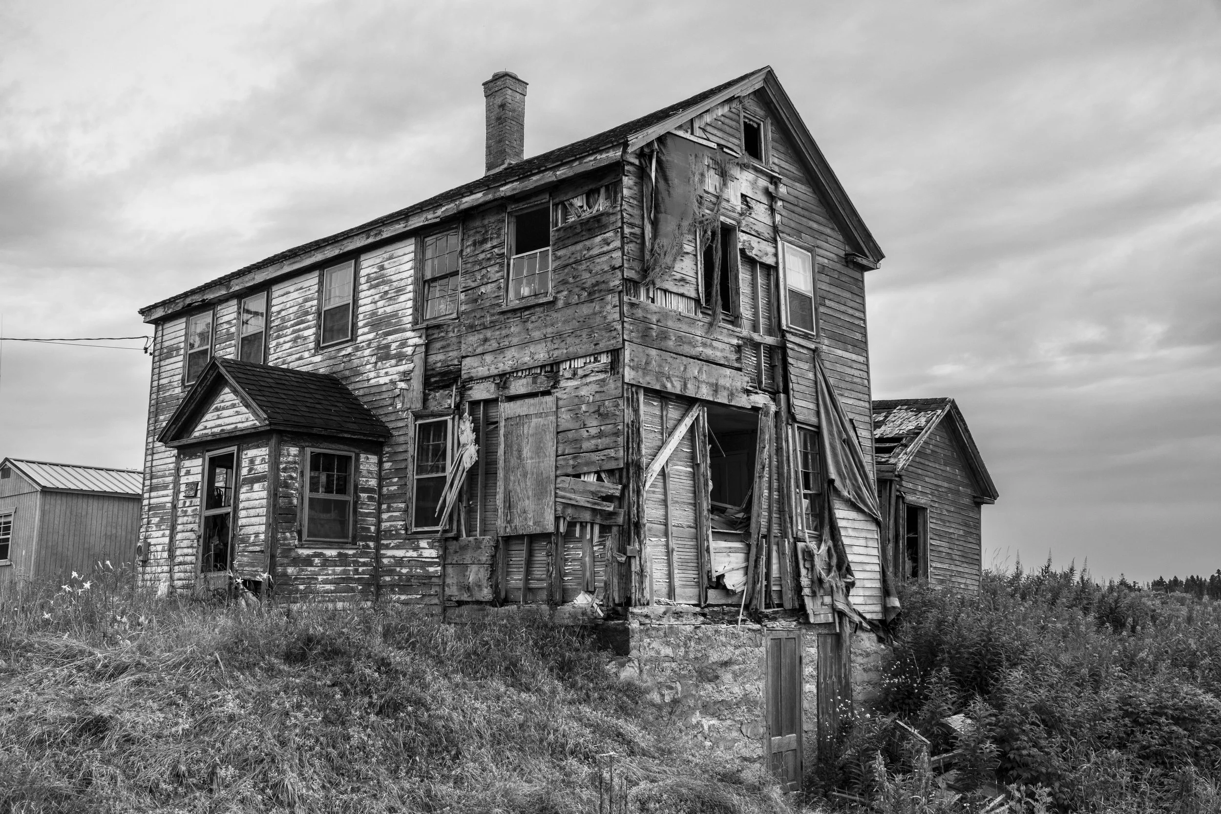 Abandoned house.  Jonesport, Maine.