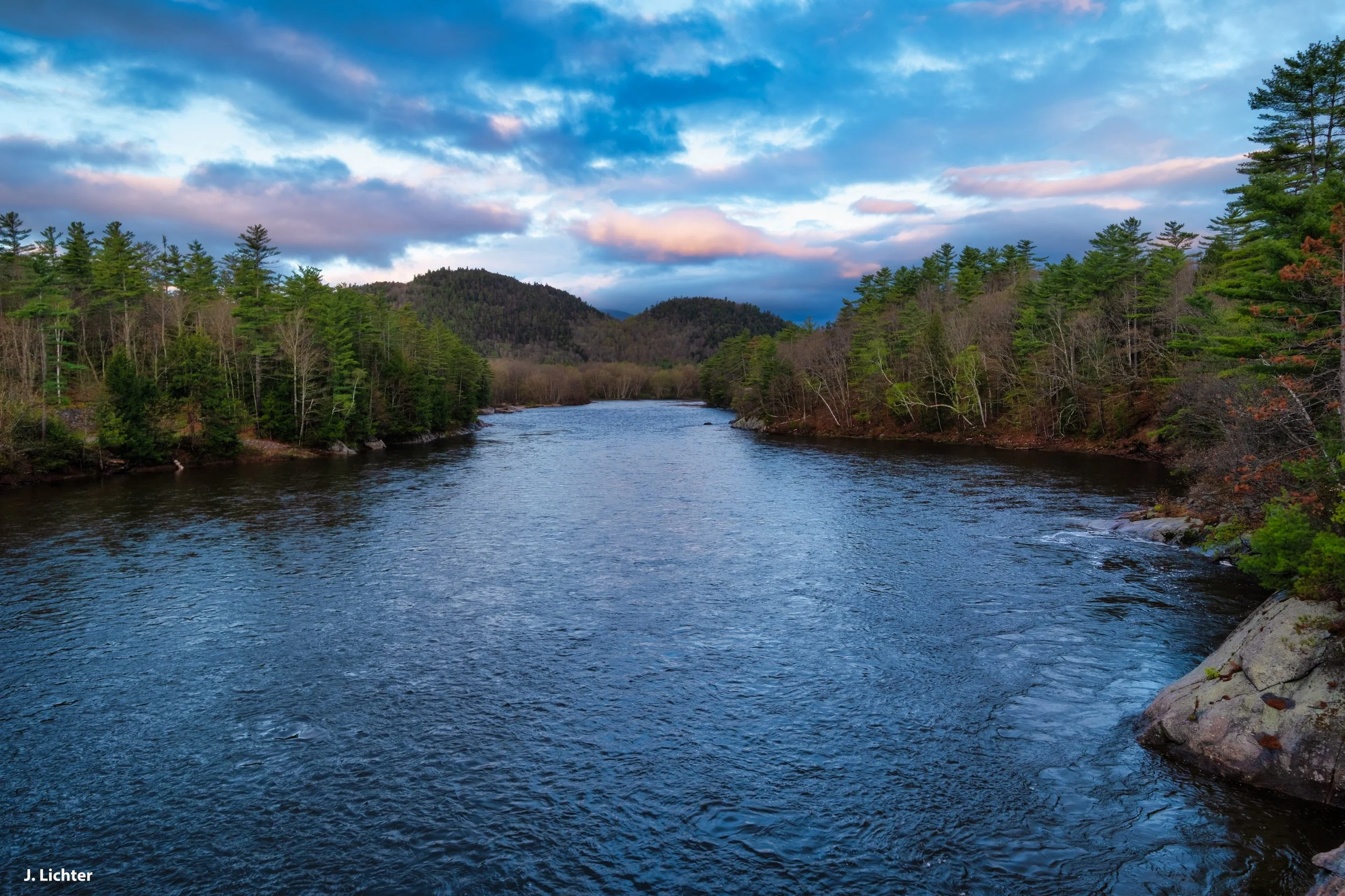 Androscoggin River.  Gilead, Maine.
