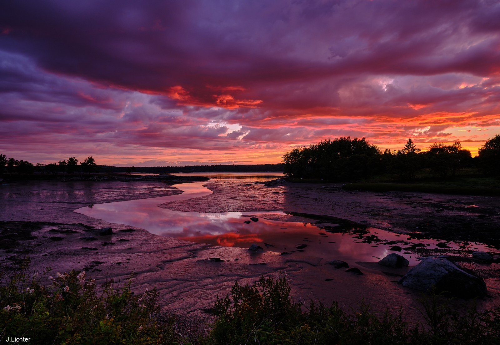 Sunset Point.  Harrington, Maine.