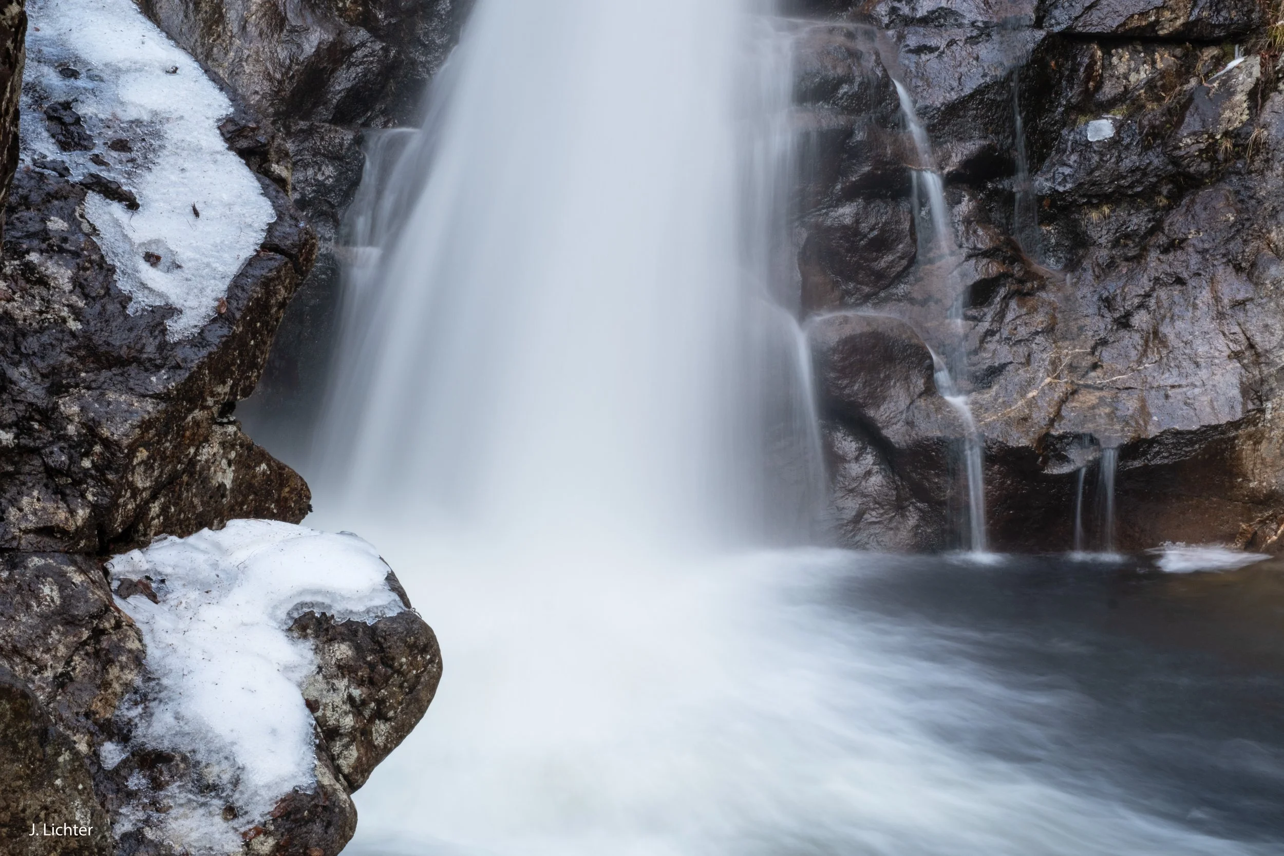Glen Ellis Falls.  Pinkham Notch, New Hampshire. 