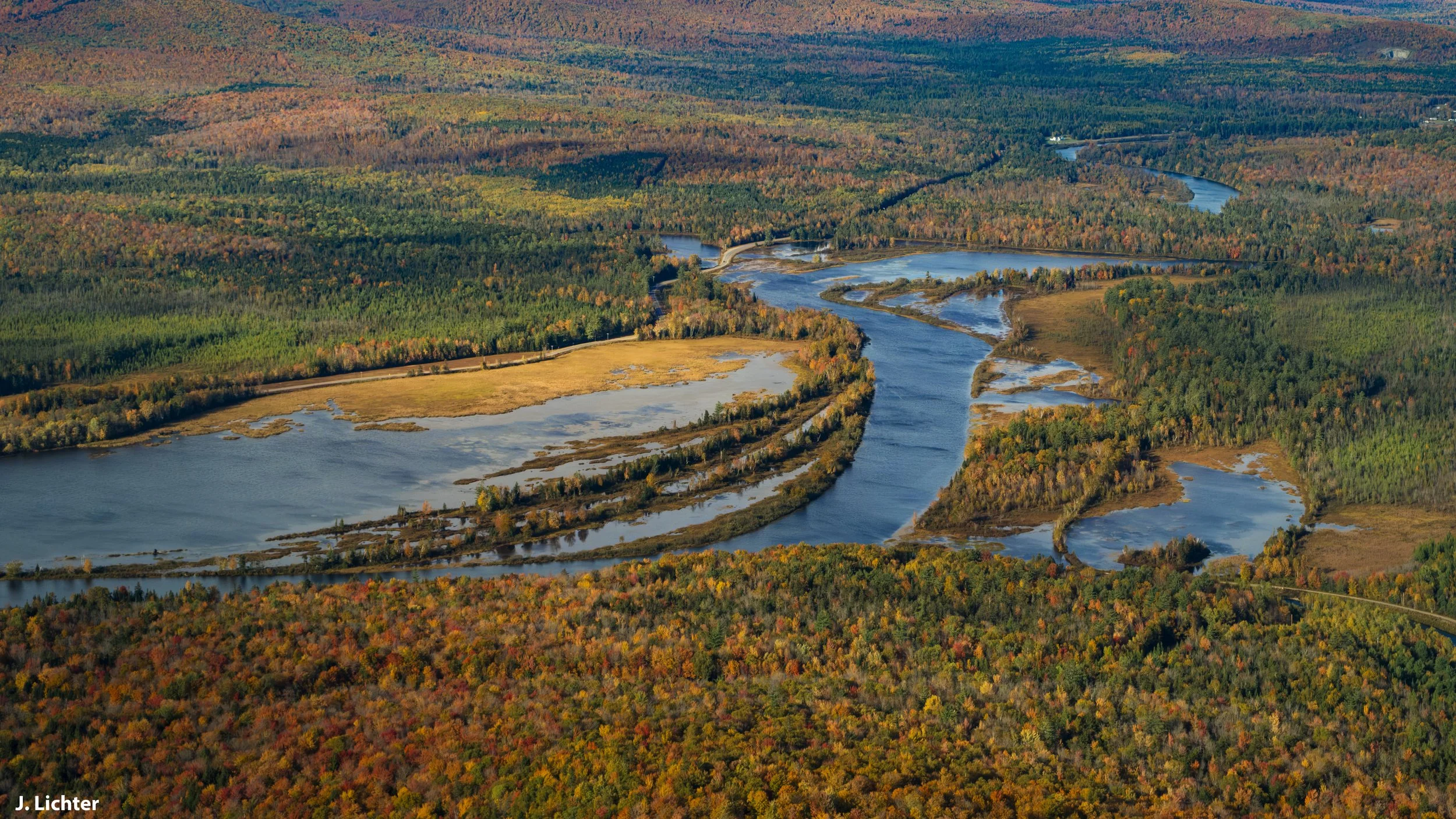 Pontook Reservoir.  Androscoggin River. 