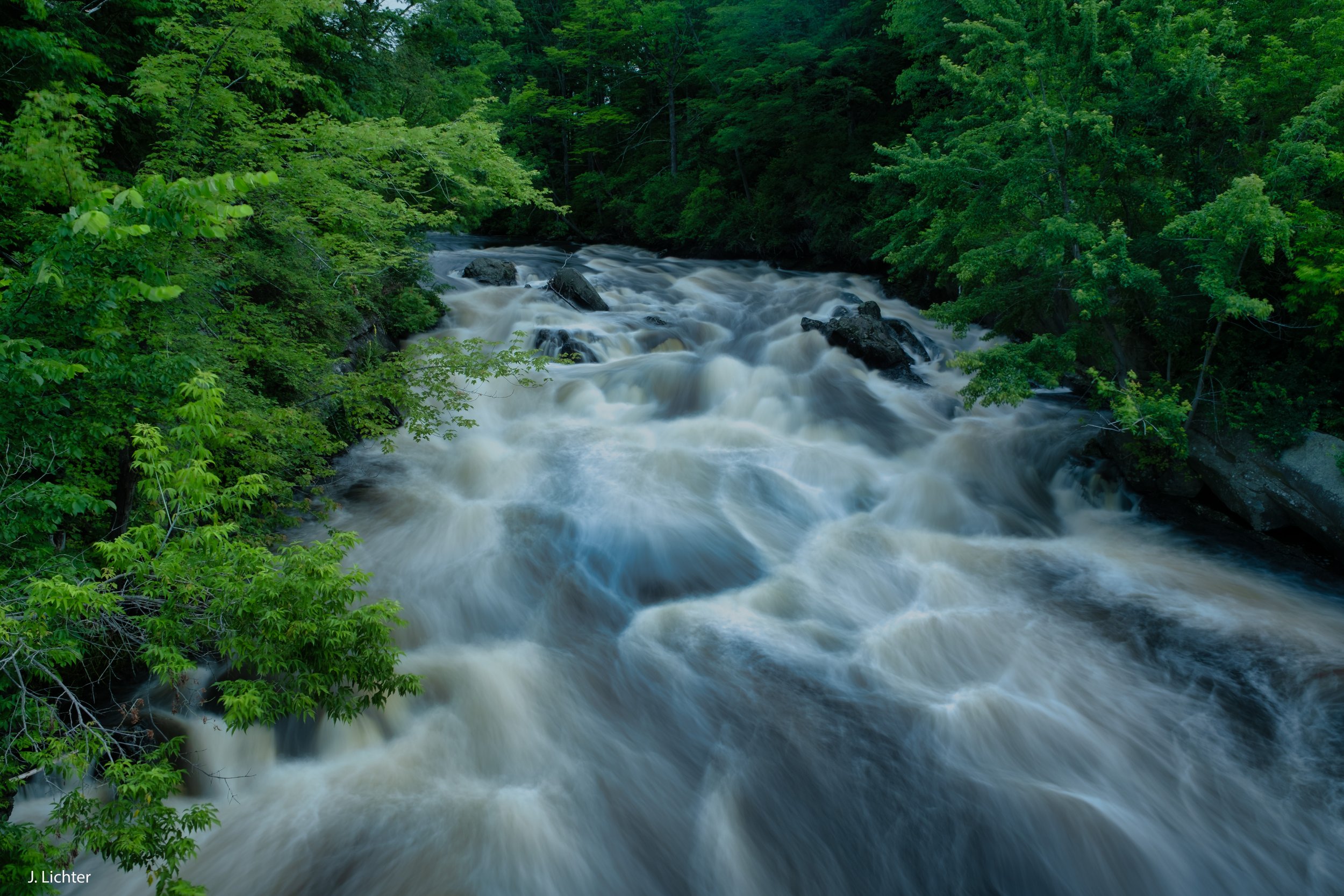 Webb River.  Dixfield, Maine.