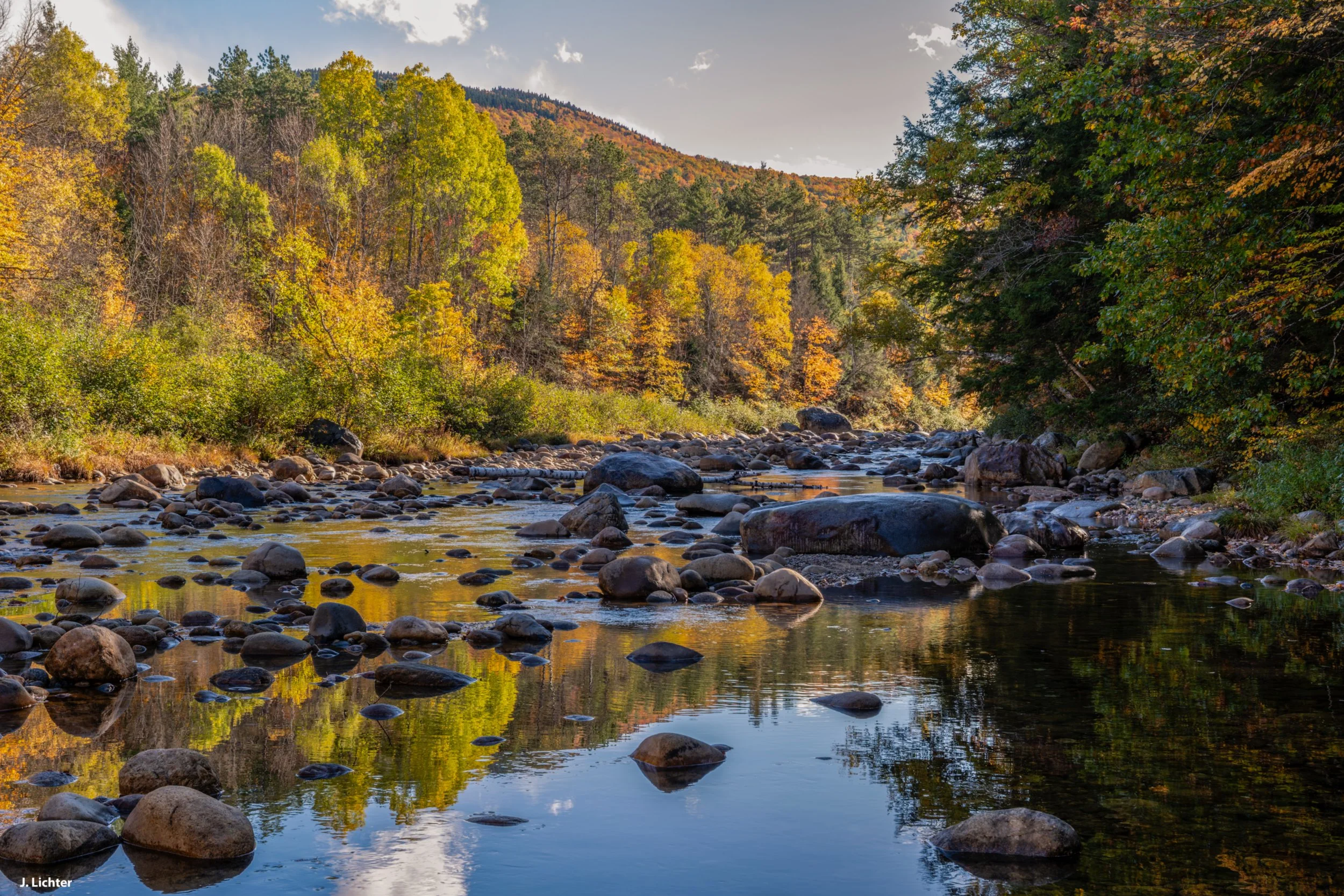 Wild River.  South of Gilead, Maine.