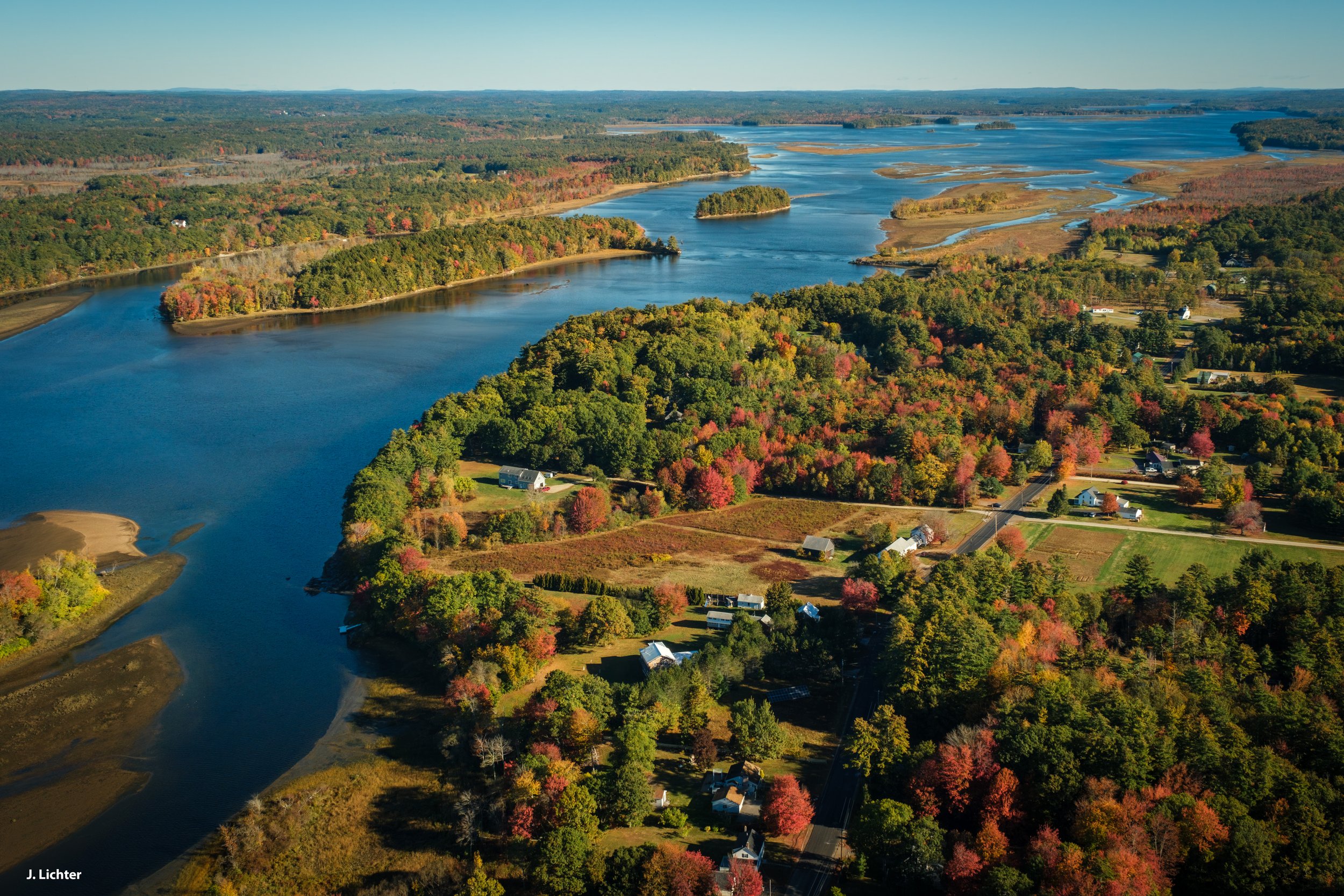 Androscoggin River and Merrymeeting Bay.