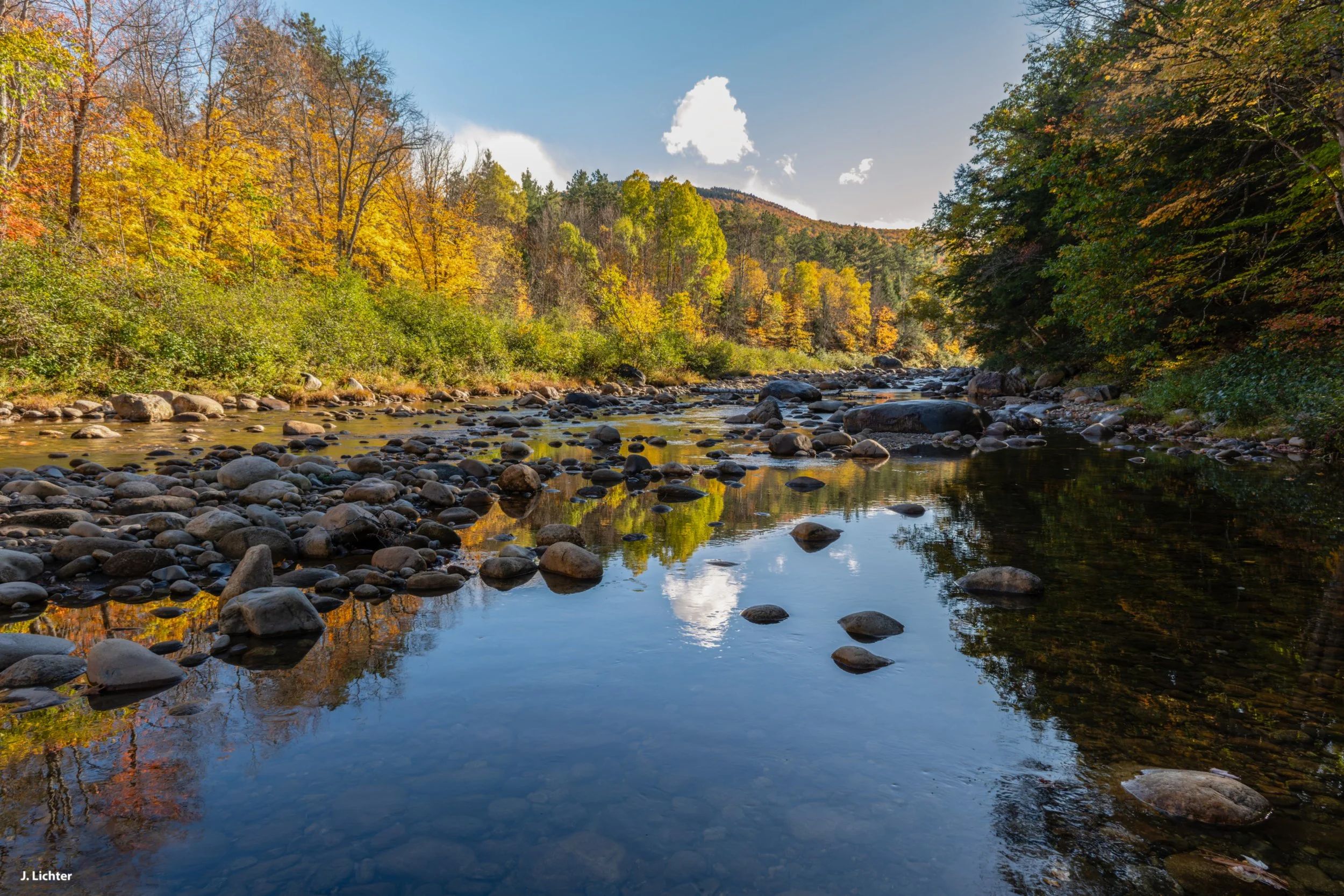 Wild River.  South of Gilead, Maine.