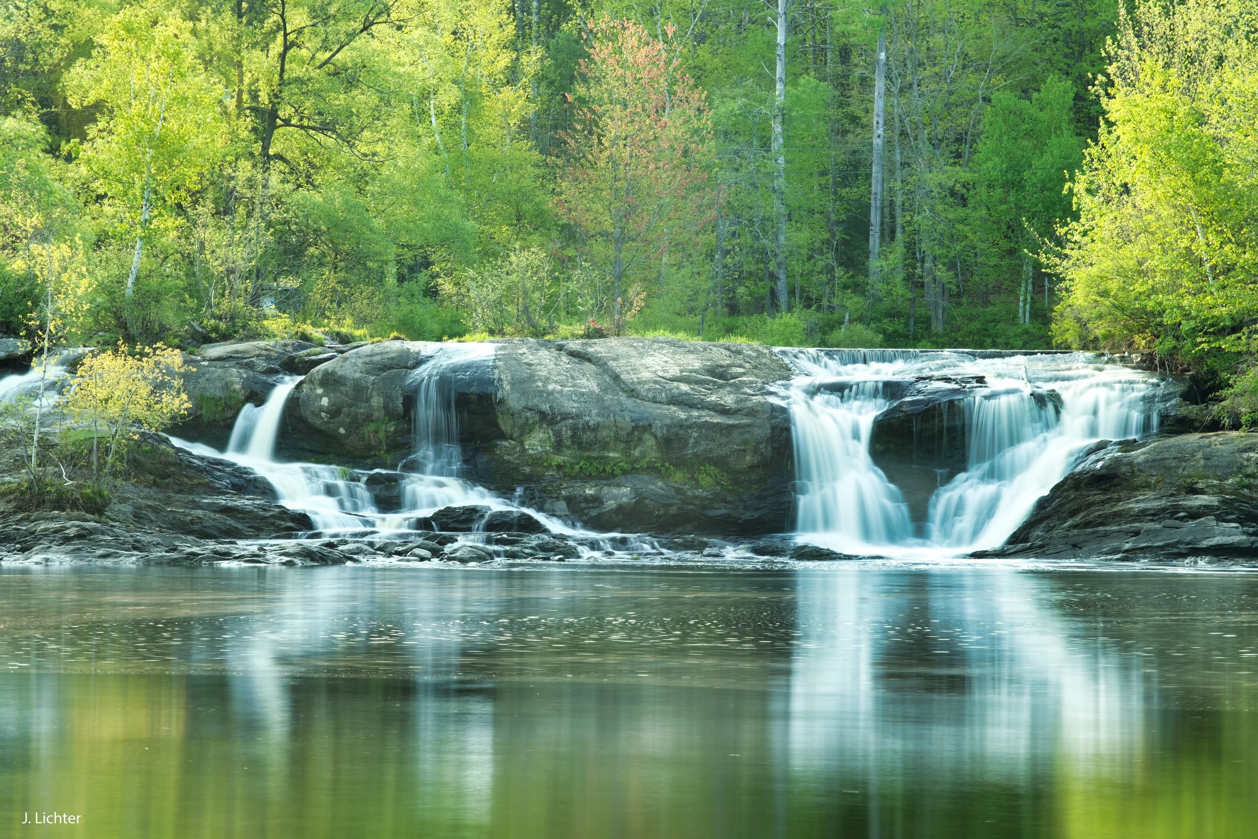Cathance River Head of Tide.  Topsham, Maine.