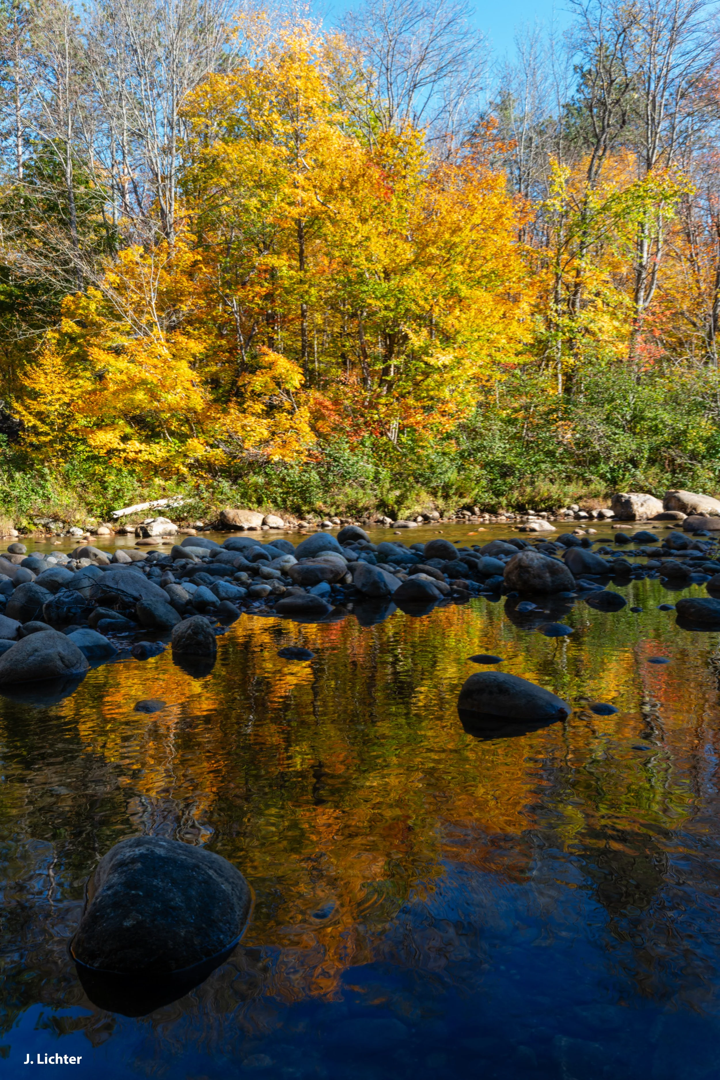 Wild River.  South of Gilead, Maine.