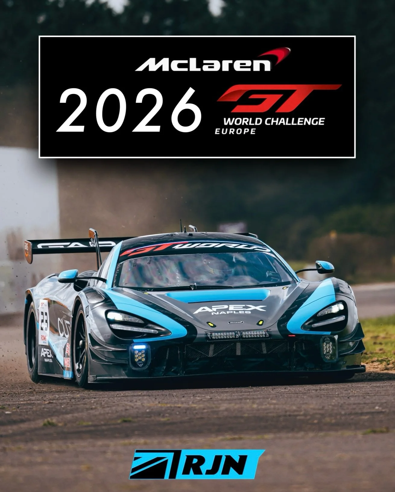 Beyond ecstatic to announce that I&rsquo;ll be making the leap into the GT World Challenge Endurance in a McLaren 720S GT3 with Team RJN this season! Following a successful test with the team at the end of last year, I&rsquo;ve been working flat out 