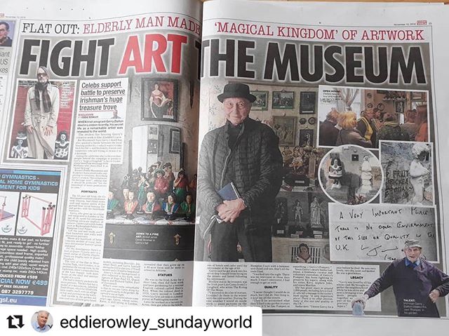 #Repost thank you to @eddierowley_sundayworld for spreading the news to the Irish Community!
・・・
In today's @thesundayworld we report on the fight to preserve the London flat of Irish emigrant Gerry Dalton from Co. Westmeath that houses a treasure tr