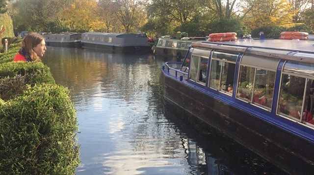 Yesterday we called across to the floating classroom who happened to be moored by @meanwhilegardens ~ and kindly allowed for a detour or @gerryspompeii ~ we gave a mini boat view tour to the adorable children from St Mary Magdalene&rsquo;s school of 