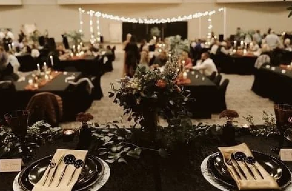 Event Center wedding in bismarck planned by behind the scenes events