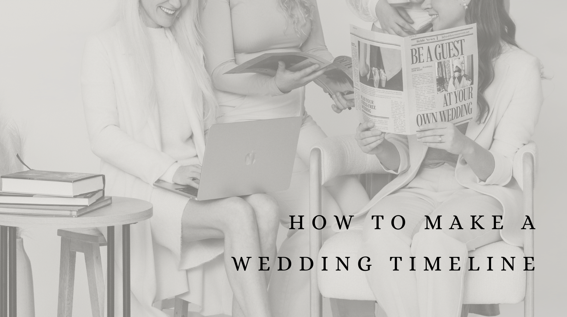 How to Make a Wedding Timeline (without losing your mind)