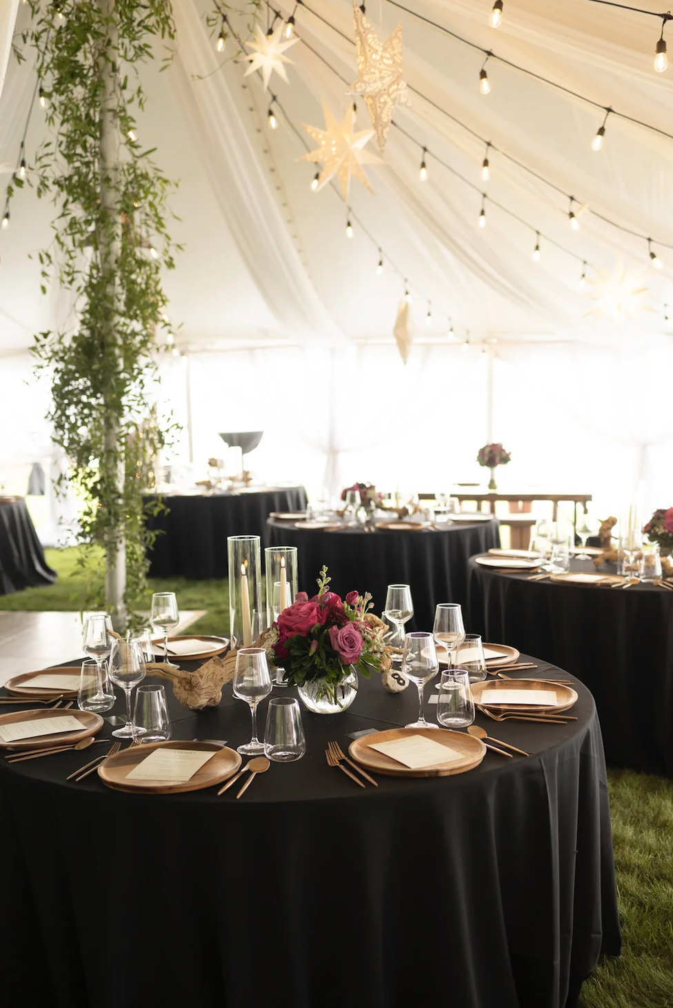 Bismarck ND tented wedding