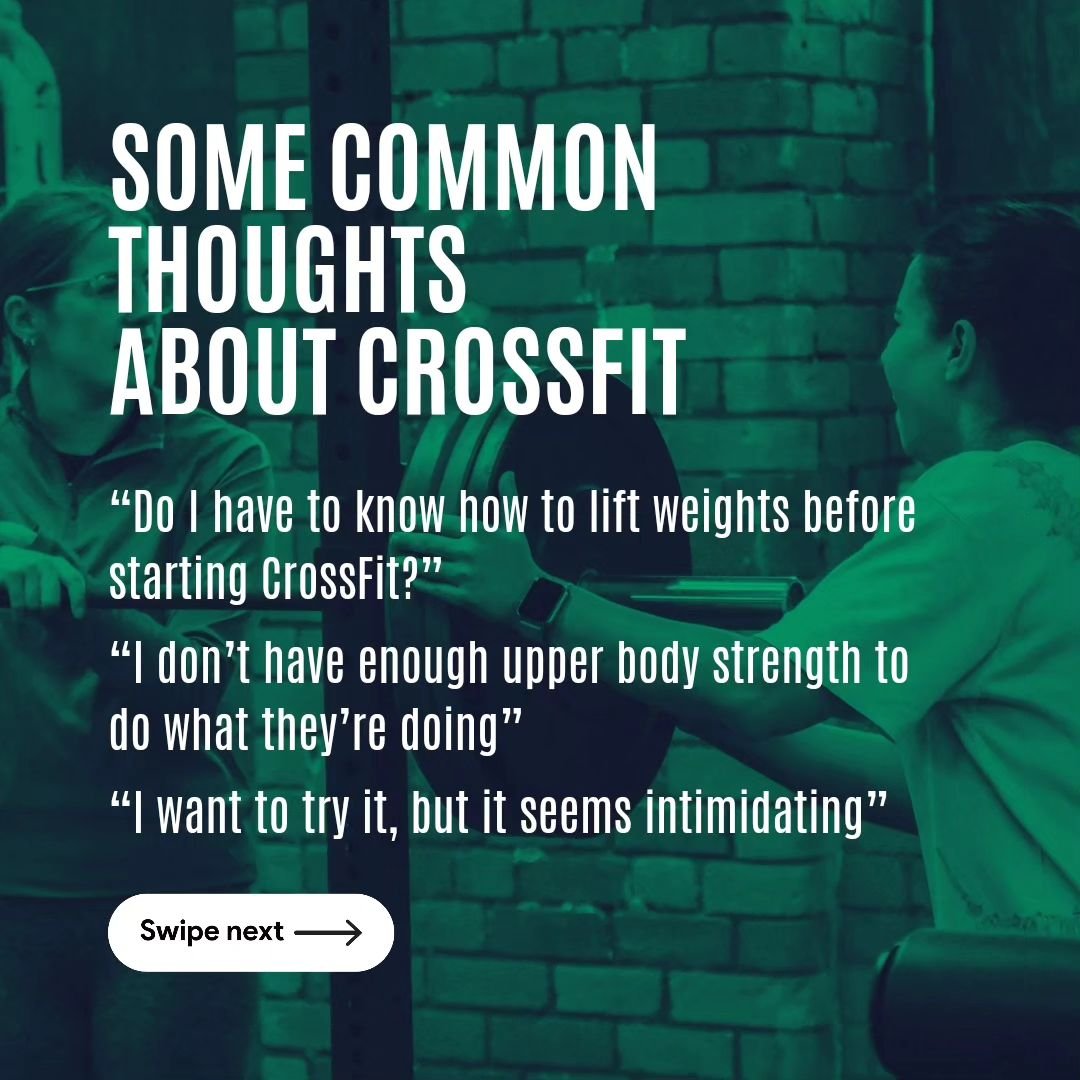 ⚡️ &quot;CrossFit isn't scary, it's actually quite fun&quot; ⚡️

Members do you agree? 😬 

Drop a comment below on what it was like when you first started CrossFit and what advice you would give to people now that you wish you knew before. (We're al
