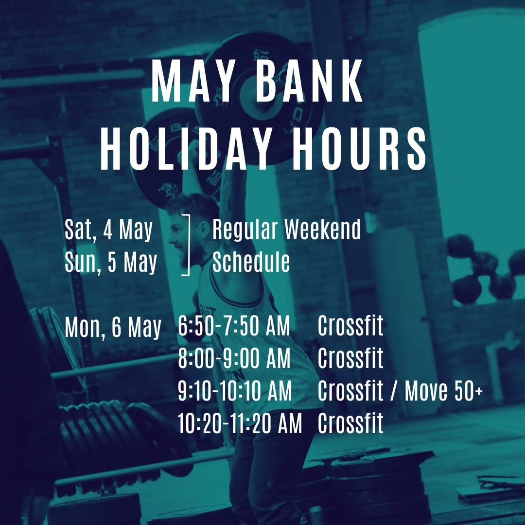 Please take note of our May bank holiday schedule ✨️

We will be observing our regular weekend timetable on Saturday and Sunday with reduced hours on Monday, the 6th of May. 🌞