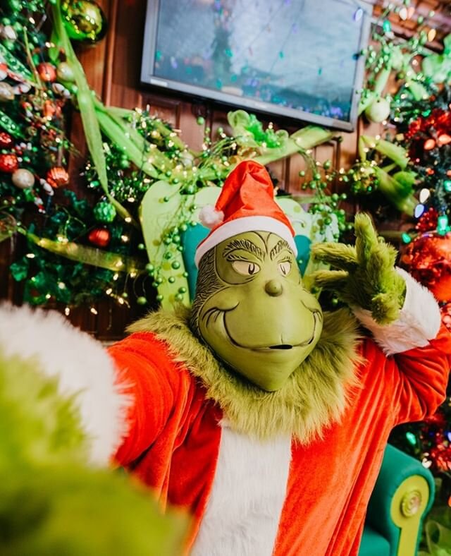 Still need that Christmas Bar selfie? The Grinch thinks you should swing by his section at Rudolph's, since he has more followers than you (or so he says...)⁠
.⁠
.⁠
.⁠
#rudolphsbar #grinch #christmasbar #selfie #chicagoinfluencer #influencer #windyci