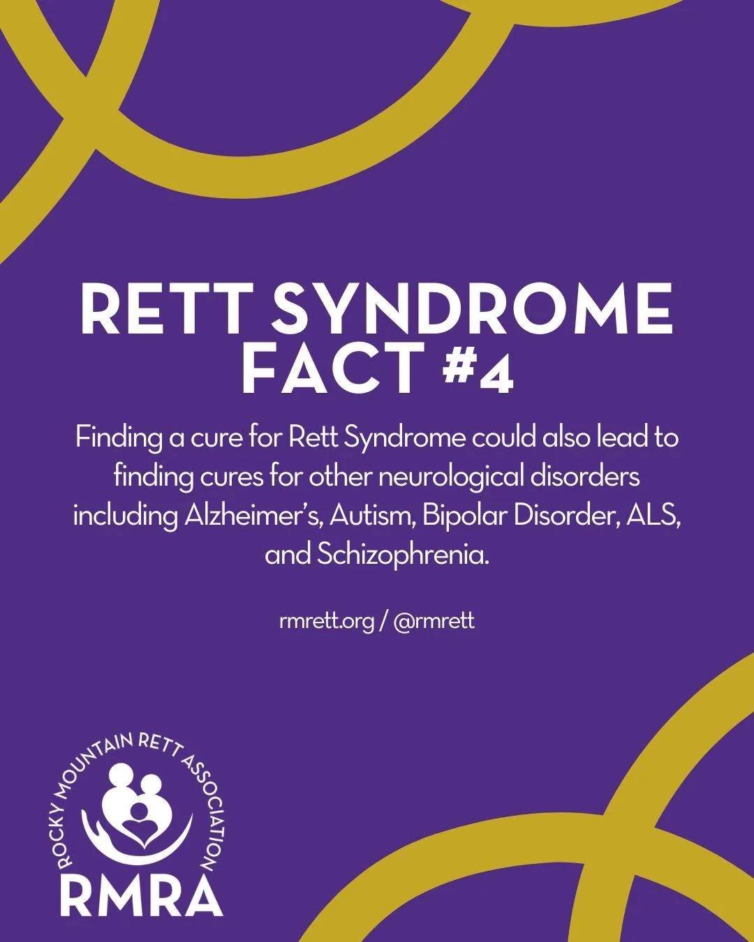 Rett Syndrome Fact #4✨💜 

#rettstars #rettsyndromewarriors #rettsyndrome #rettsyndromeawarenessmonth #octoberisrettsyndromeawarenessmonth #curerettsyndrome #makeretthistory #rettyforacure #curerett