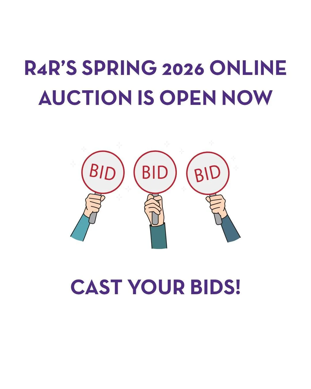 The R4R Spring 2026 Online Auction is Now OPEN!
Get ready to bid on incredible items and experiences while supporting a great cause.

⏰ Bidding Closes: Saturday, April 25 at 8 PM (MST)

Click the link in our bio to check out the online auction. Happy