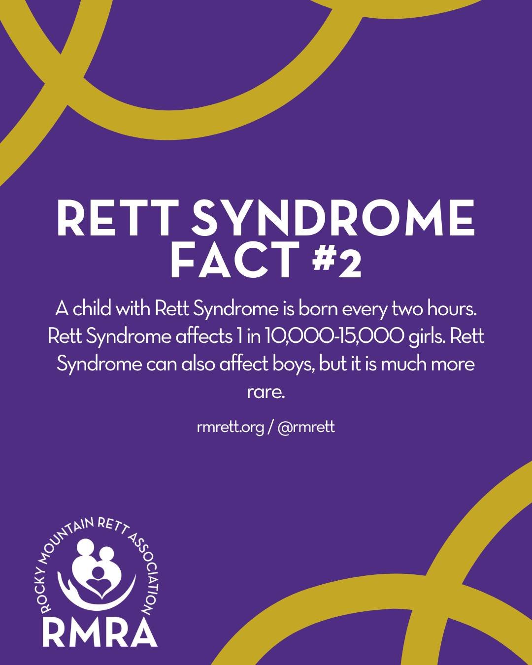 Rett Syndrome is caused by a mutation in the MECP2 gene on the X chromosome, so it is more common in girls, although boys can have Rett Syndrome too. 

#rettsyndromeawareness #octoberisrettsyndromeawarenessmonth #curerett #rettisrare #rettsyndrome
