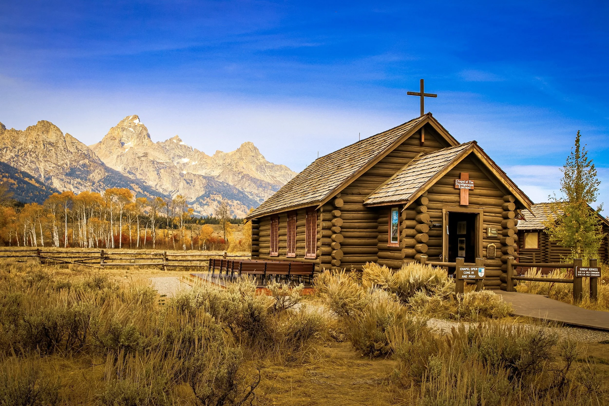 Chapel of the Transfiguration , Grand Teton  National Park