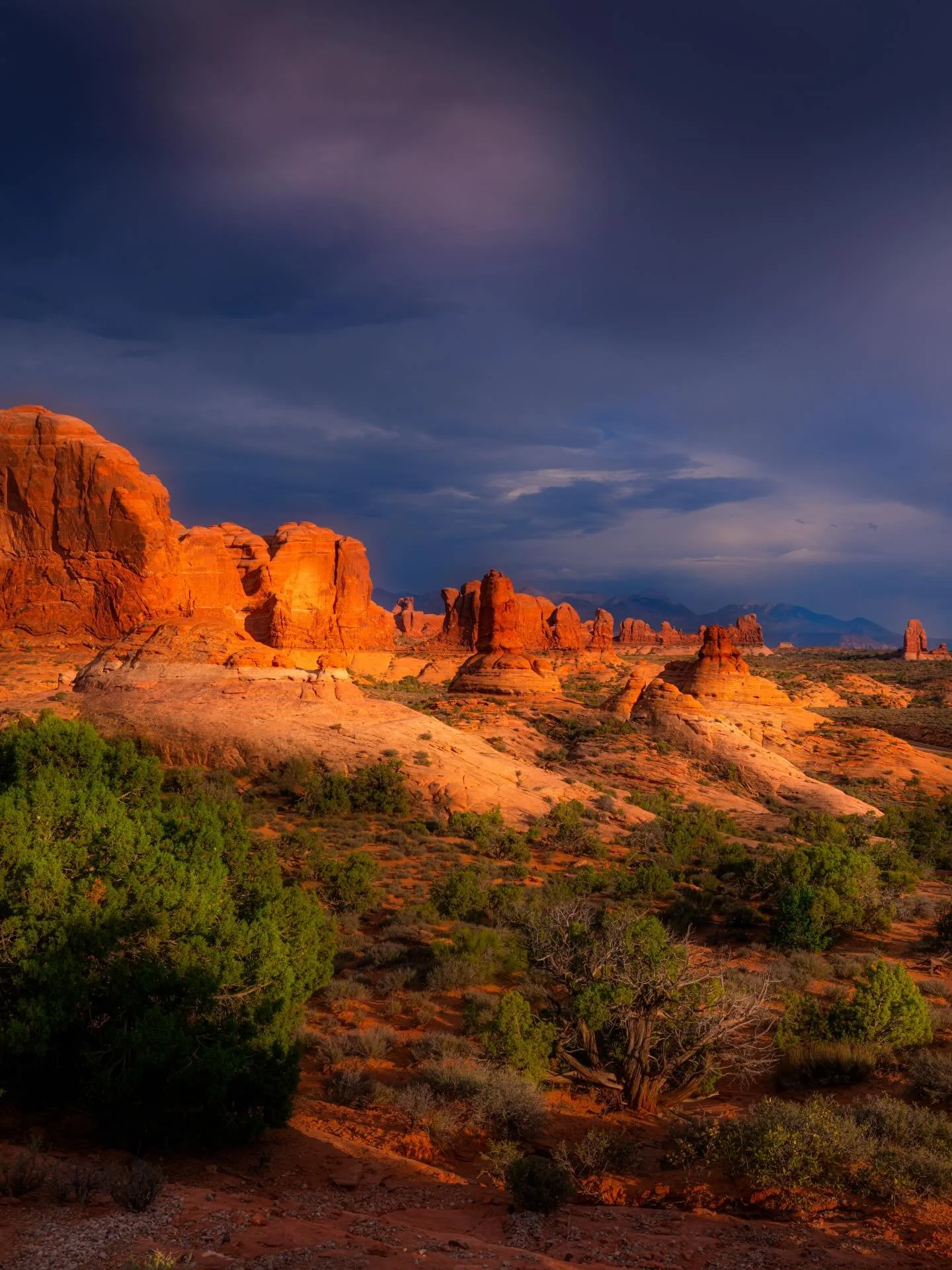 I love when storms roll in while losing yourself in the desert &hellip;. #desert #desertstorm #utah #utahphotographer #utahdesert