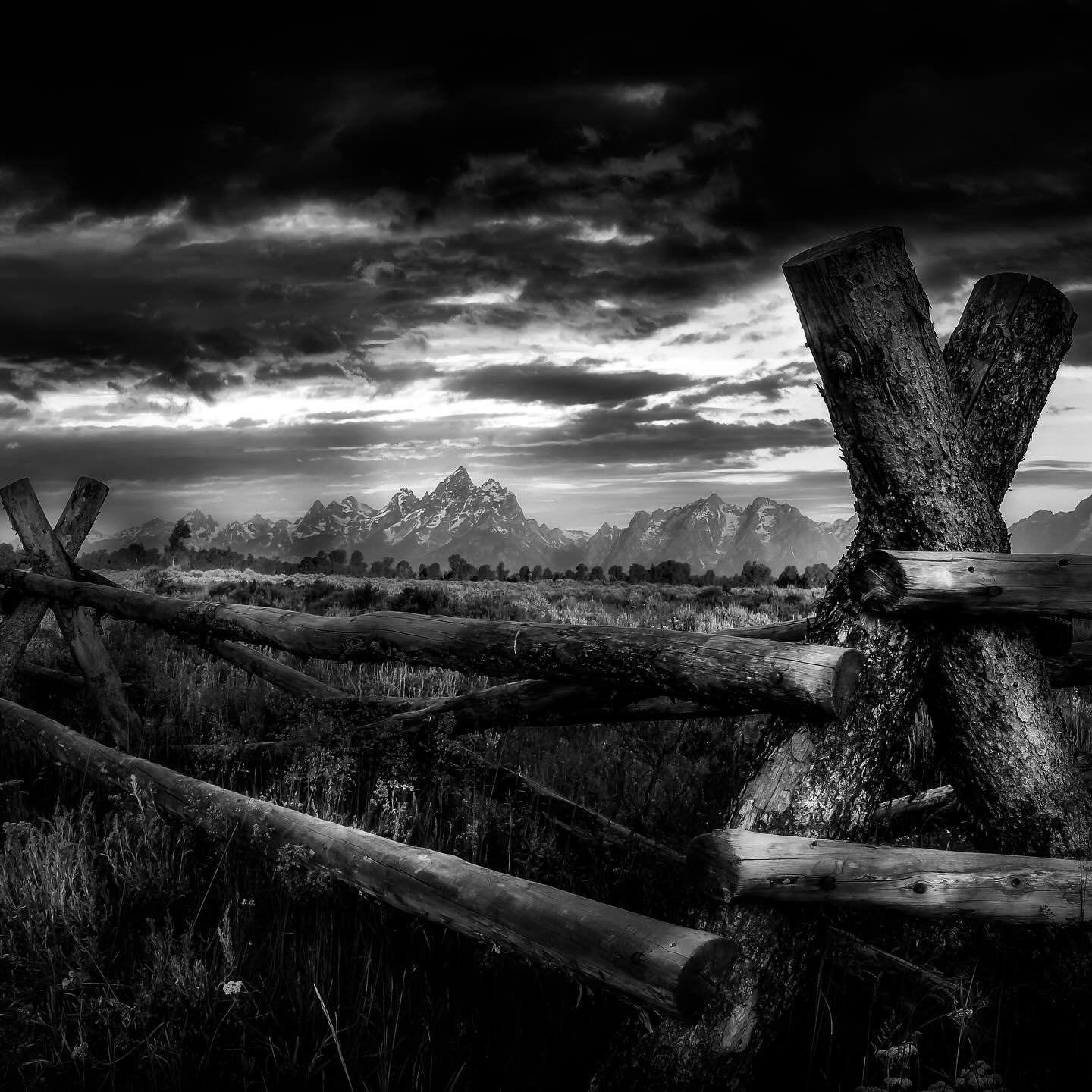 The Tetons don&rsquo;t need color.

When you stand out there before sunrise, boots in the frost, breath hanging in the cold air, you realize pretty quickly those mountains aren&rsquo;t about color at all. They&rsquo;re about shape, shadow, and streng