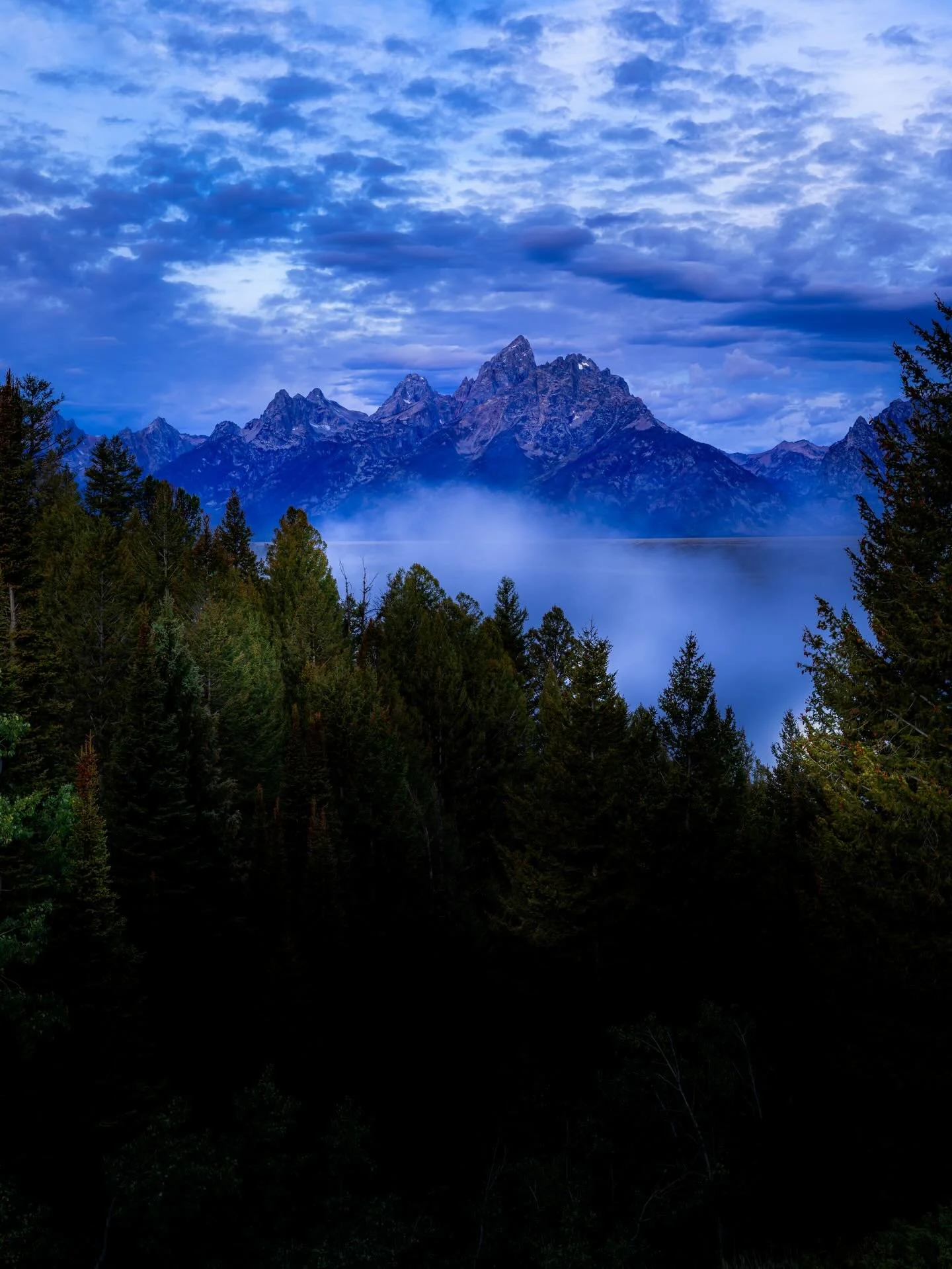 Just before sunrise&hellip; #teton #grandteton #grandtetonphotographer #wyoming #wyominglife