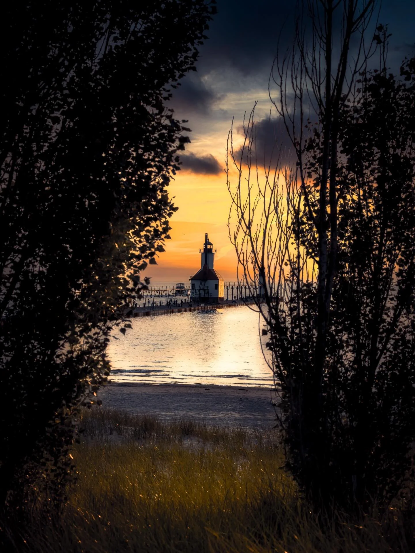 There&rsquo;s something about water at sunset&hellip;
the way it slows everything down whether you&rsquo;re ready or not.

You sit there long enough, and the noise fades.
Not all at once&hellip; but piece by piece.
The kind of quiet you don&rsquo;t g